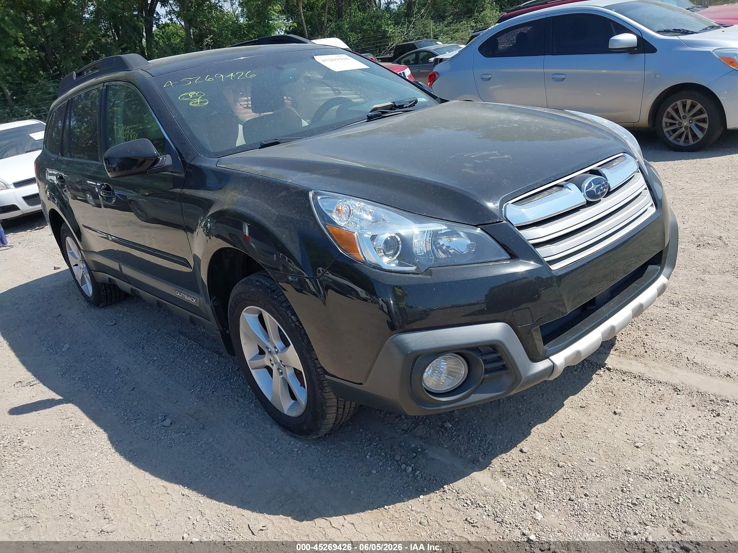 2013 Subaru Outback 2.5i Limited Black vin: 4S4BRBKC4D3319922