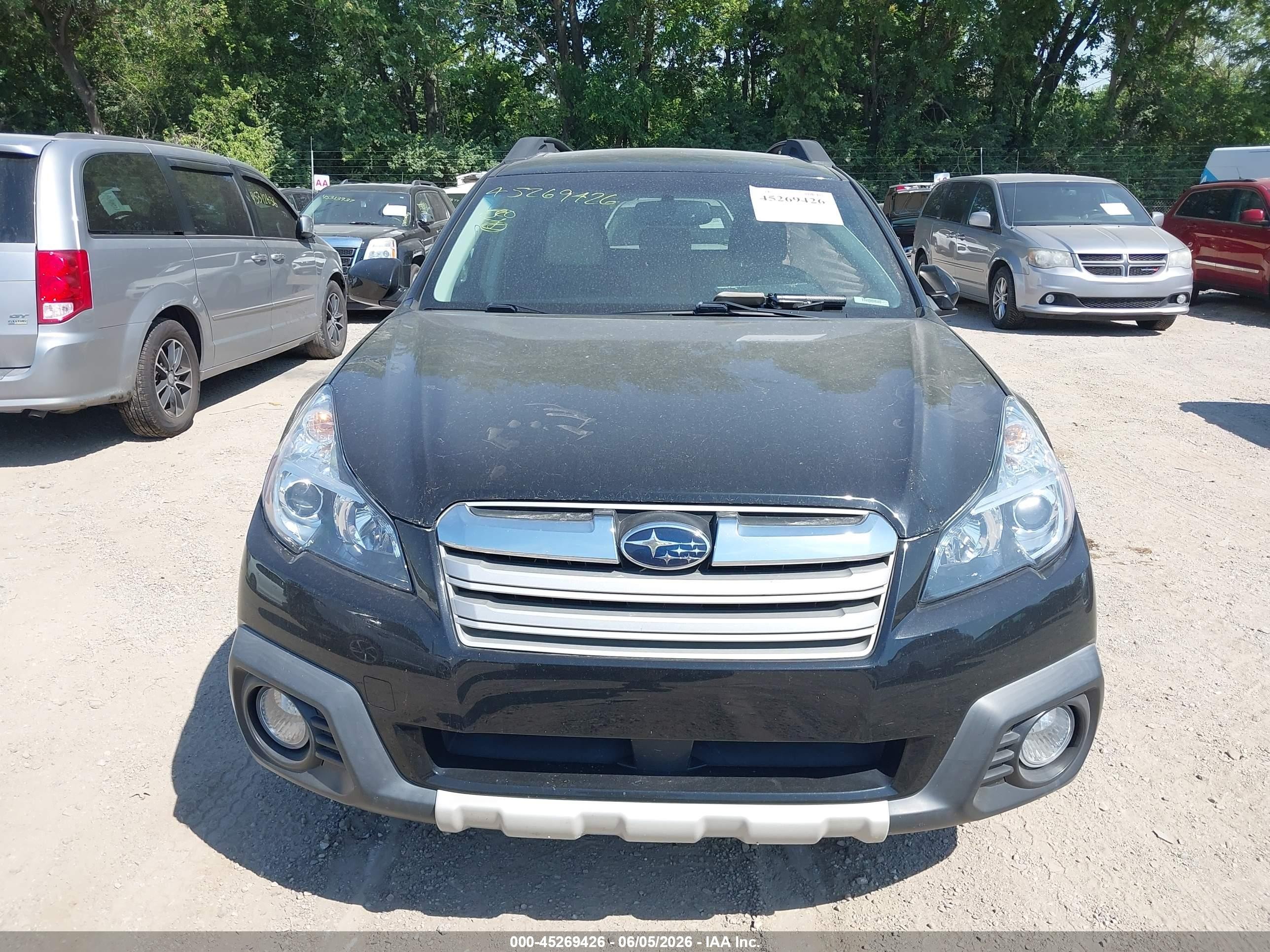 2013 Subaru Outback 2.5i Limited Black vin: 4S4BRBKC4D3319922