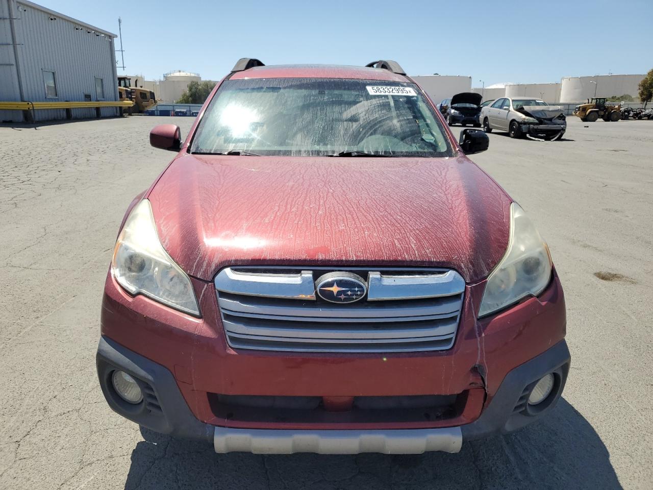 2013 Subaru Outback 2.5i Limited Burgundy vin: 4S4BRBKC4D3324215