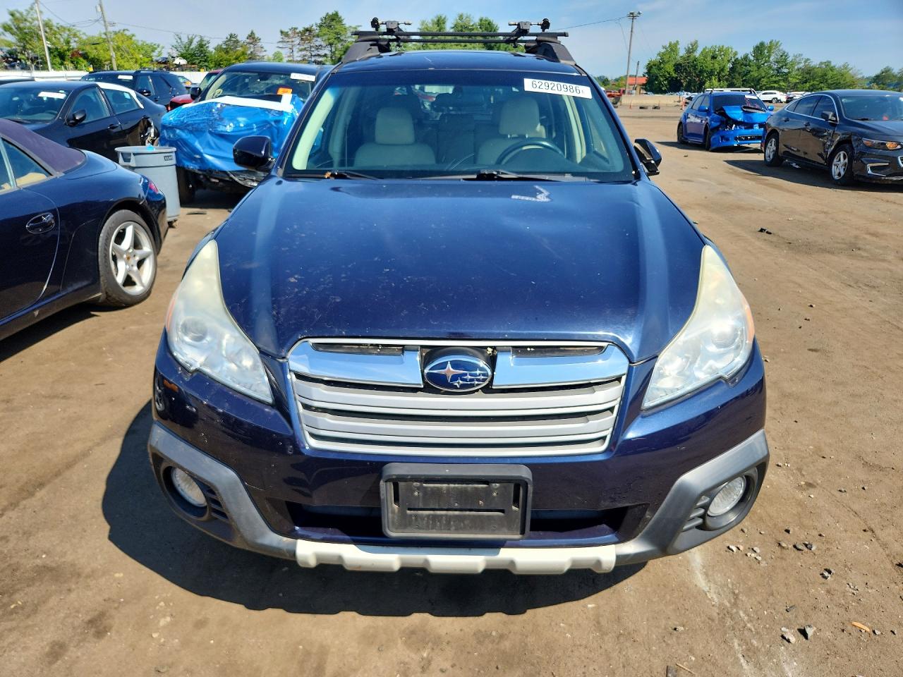 2014 Subaru Outback 2.5i Limited Blue vin: 4S4BRBKC4E3245726