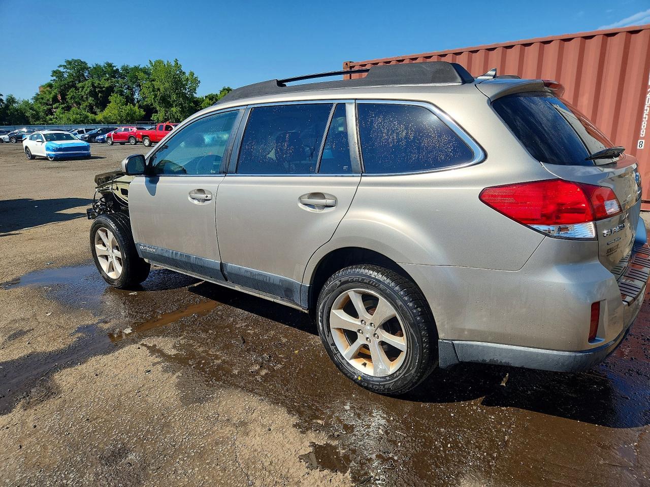 2014 Subaru Outback 2.5i Limited Tan vin: 4S4BRBKC4E3246911