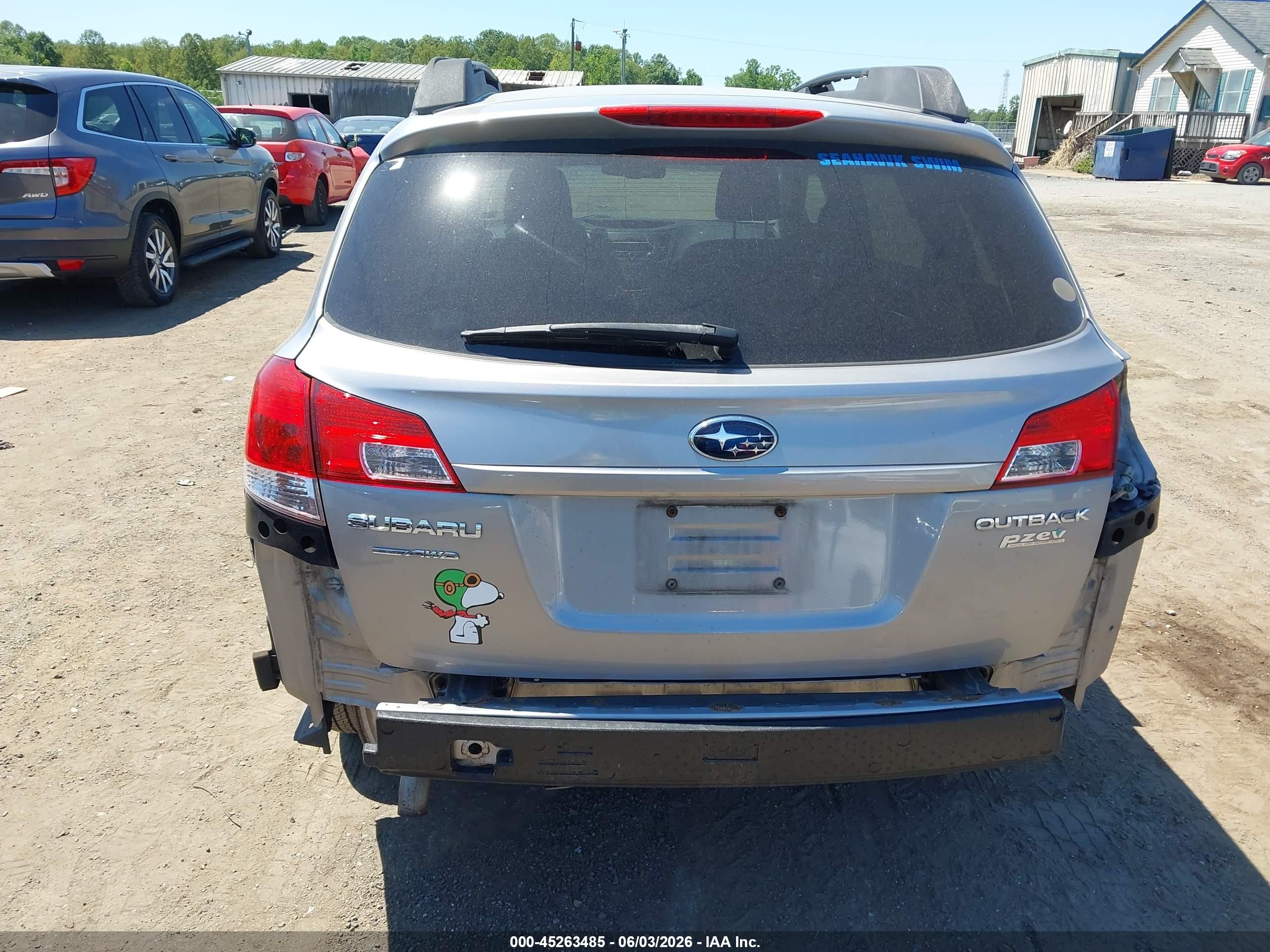 2010 Subaru Outback 2.5i Limited Silver vin: 4S4BRBKC5A3376920