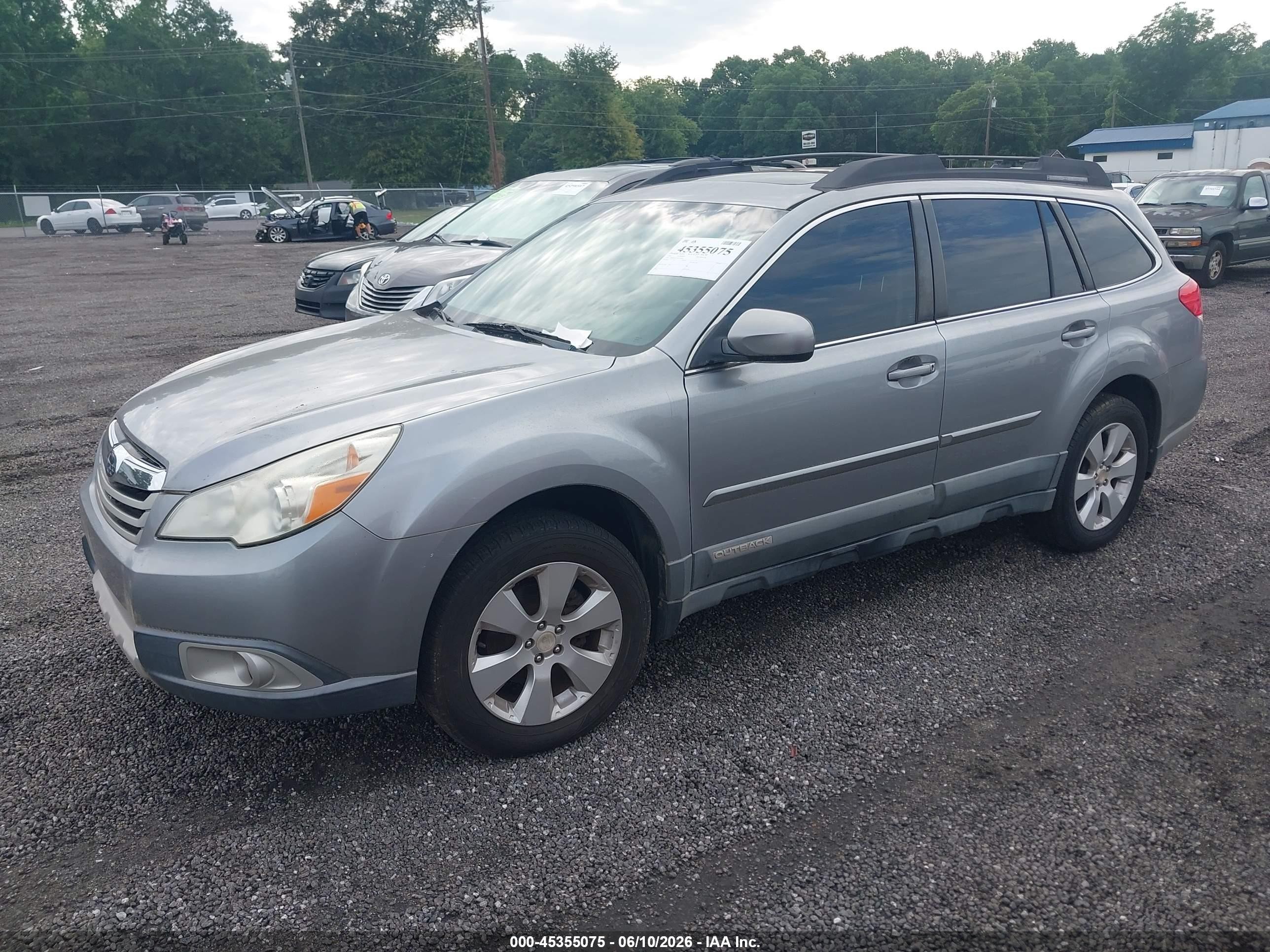 2011 Subaru Outback 2.5i Limited Gray vin: 4S4BRBKC5B3399681