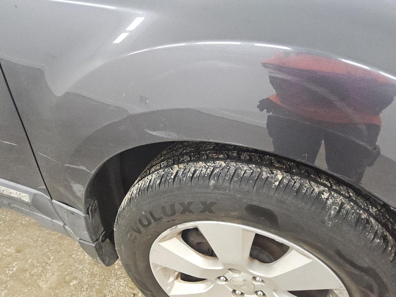 2011 Subaru Outback 2.5i Limited Gray vin: 4S4BRBKC5B3413501 Damage: Right Front Fender, Dent(S) W/ Paint Dmg, 8 To 9 Inches