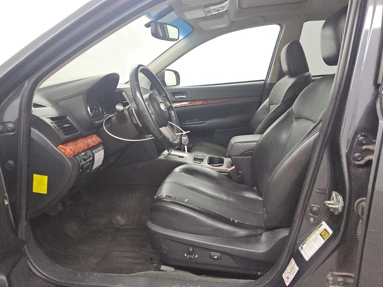 2011 Subaru Outback 2.5i Limited Gray vin: 4S4BRBKC5B3413501 Damage: Left Front Seat Cushion, Cut, 7 To 8 Inches