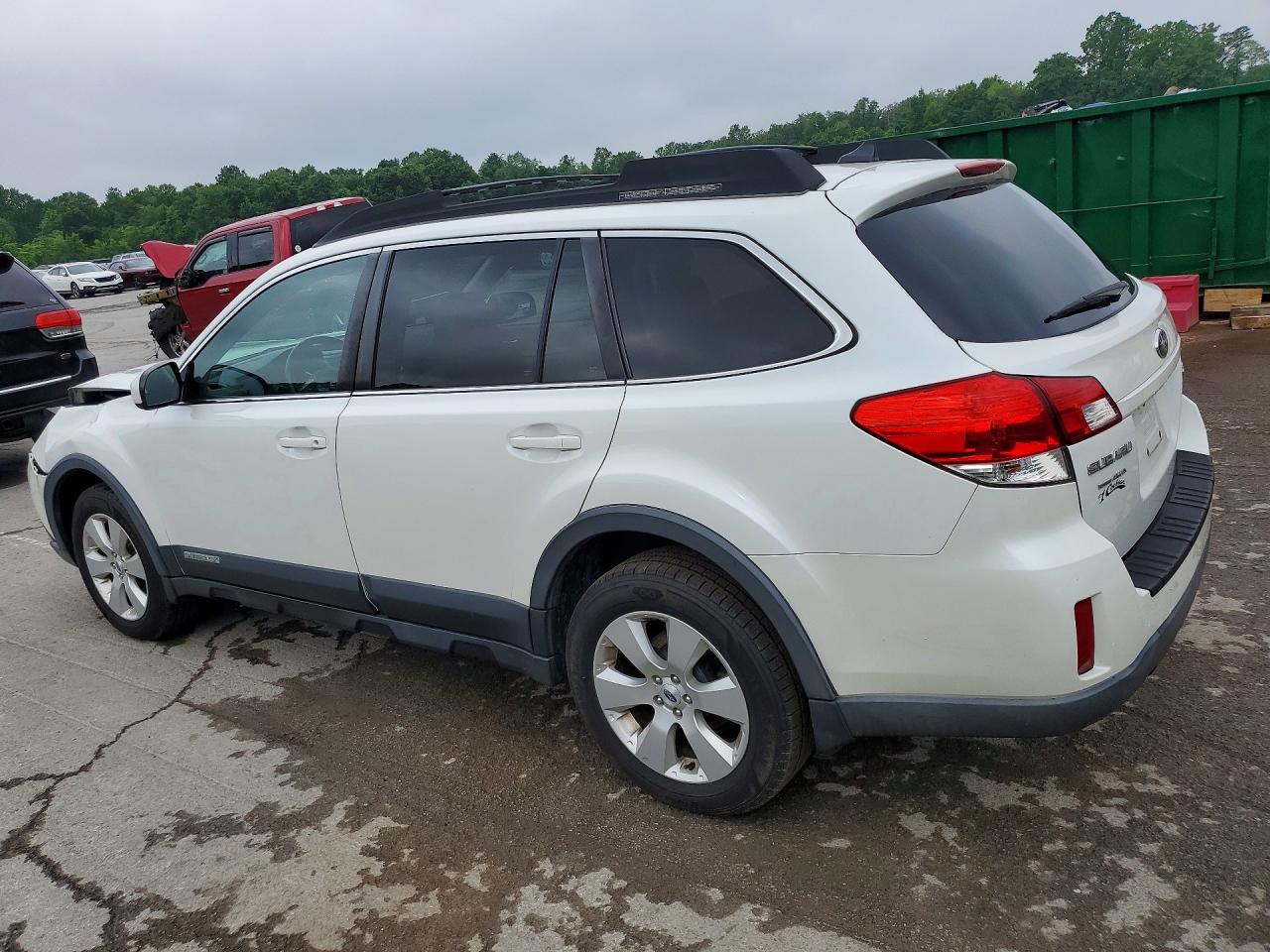 2011 Subaru Outback 2.5i Limited White vin: 4S4BRBKC5B3442450