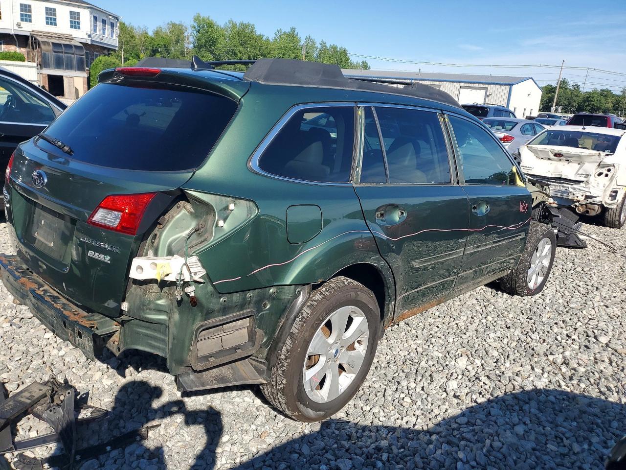 2011 Subaru Outback 2.5i Limited Green vin: 4S4BRBKC5B3444277