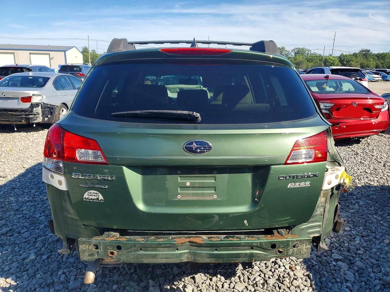 2011 Subaru Outback 2.5i Limited Green vin: 4S4BRBKC5B3444277