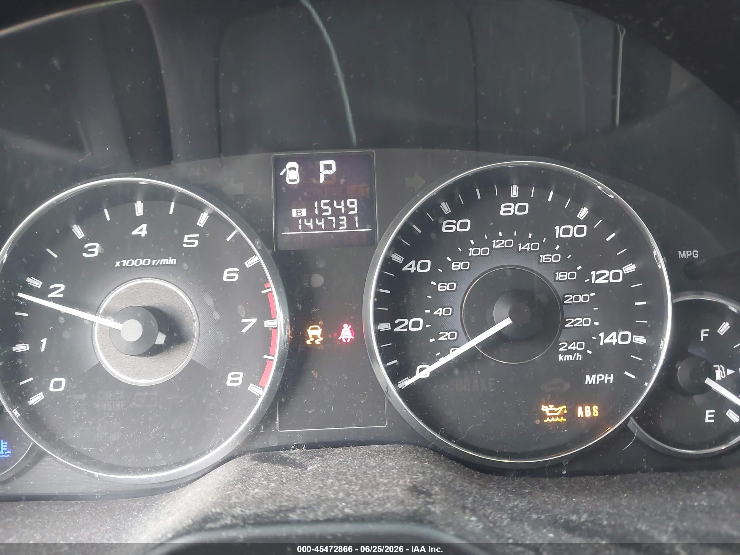 2012 Subaru Outback 2.5i Limited Gray vin: 4S4BRBKC5C3207368