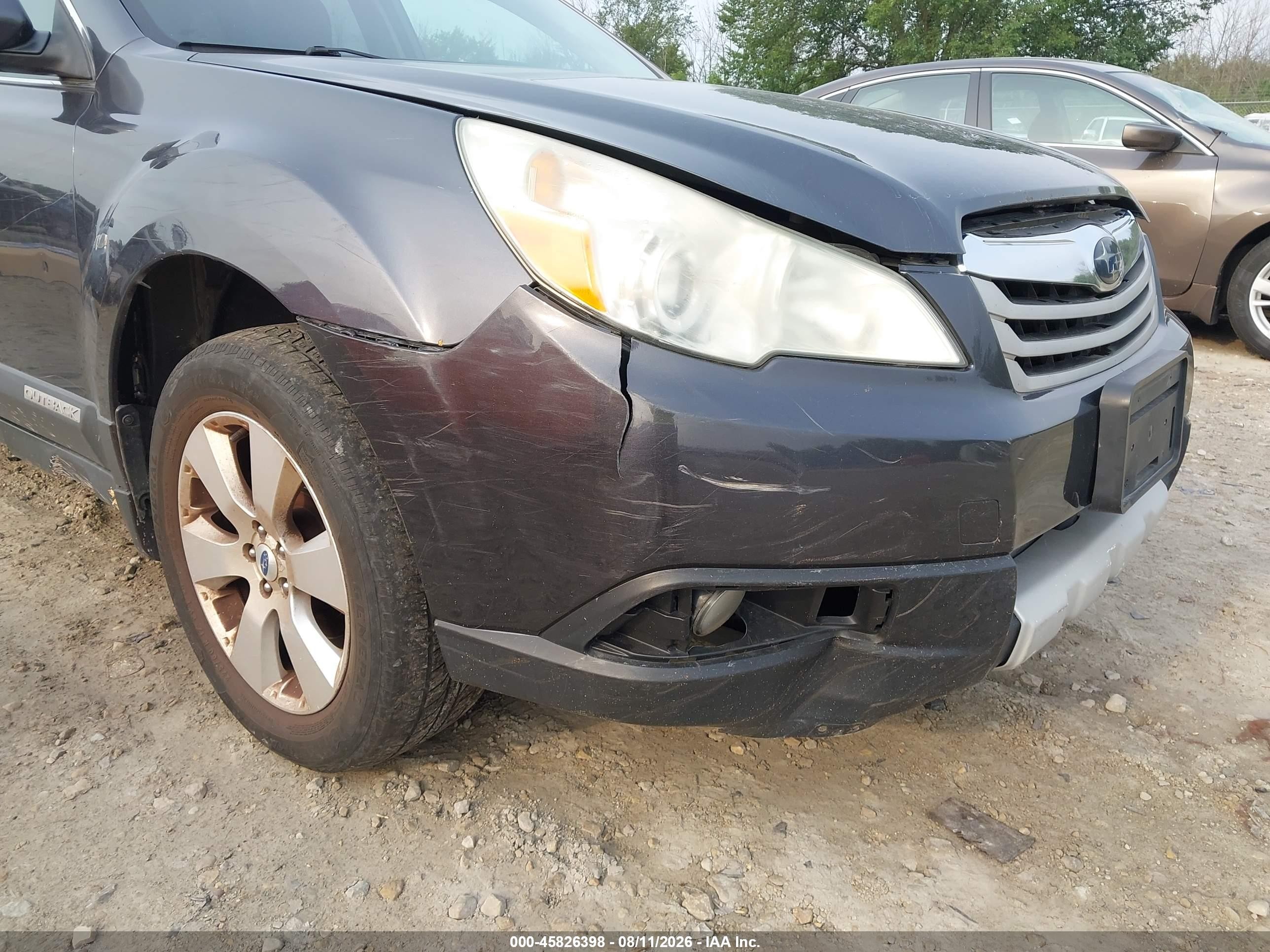 2012 Subaru Outback 2.5i Limited Gray vin: 4S4BRBKC5C3283589