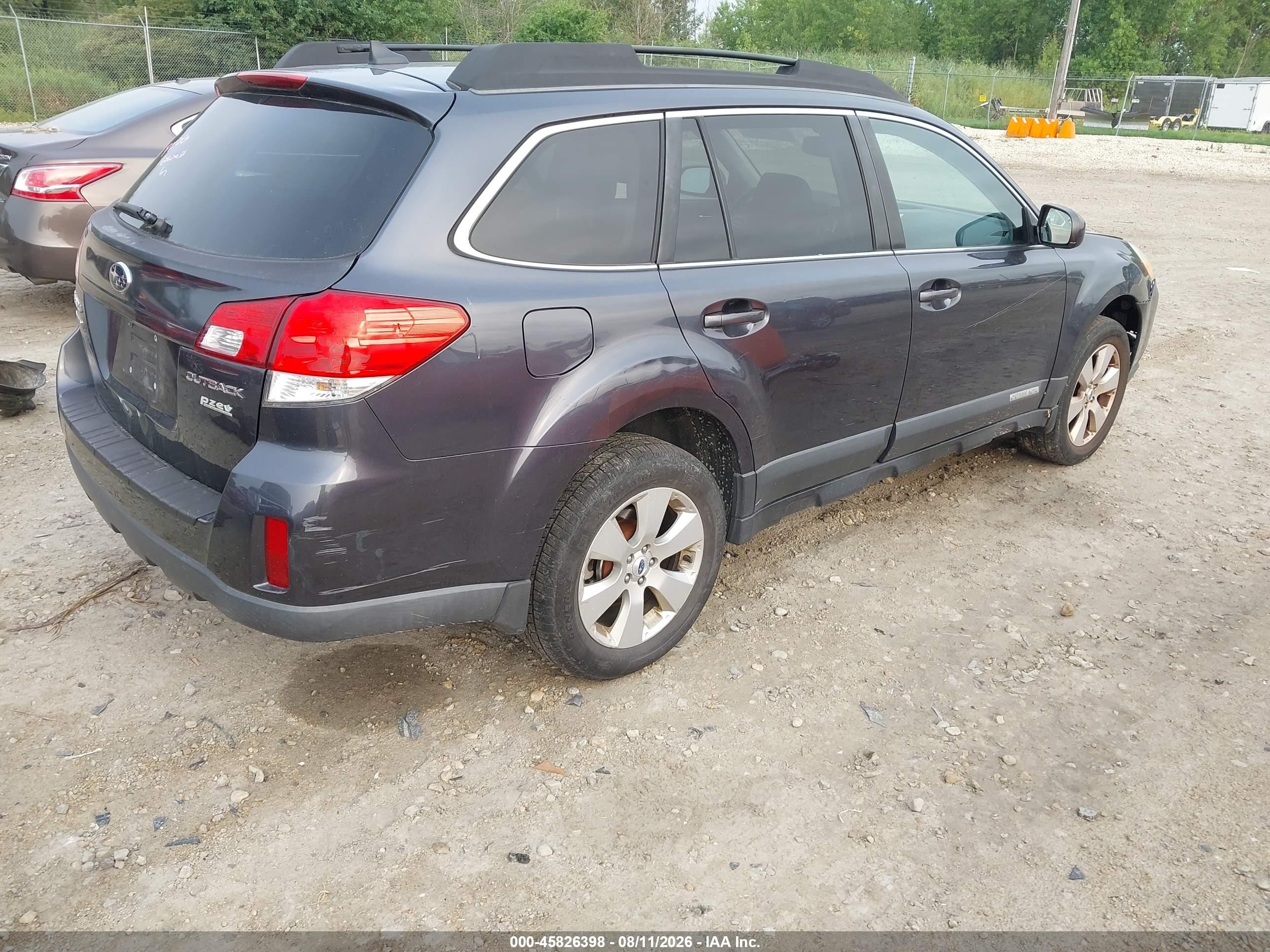 2012 Subaru Outback 2.5i Limited Gray vin: 4S4BRBKC5C3283589