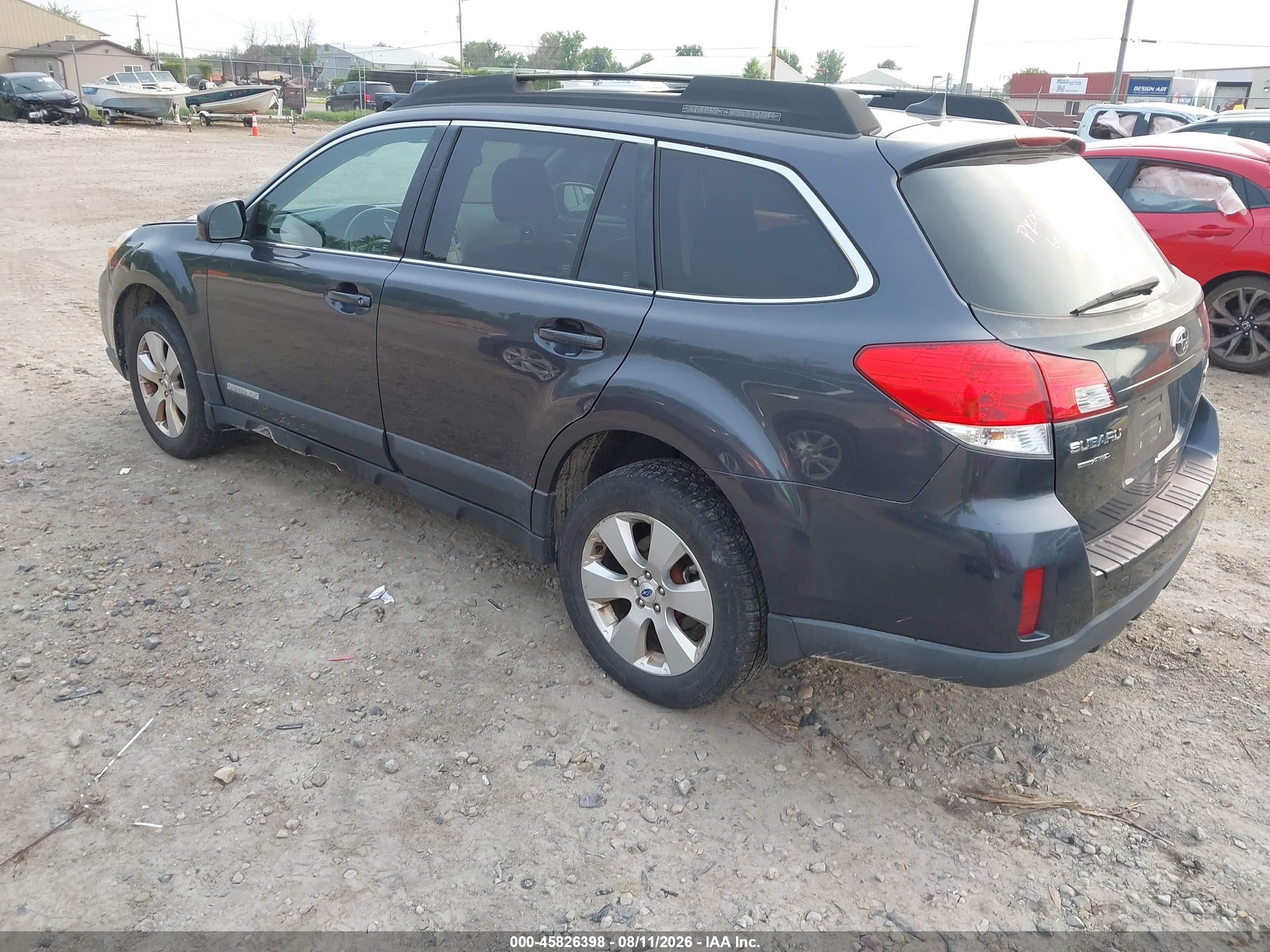 2012 Subaru Outback 2.5i Limited Gray vin: 4S4BRBKC5C3283589