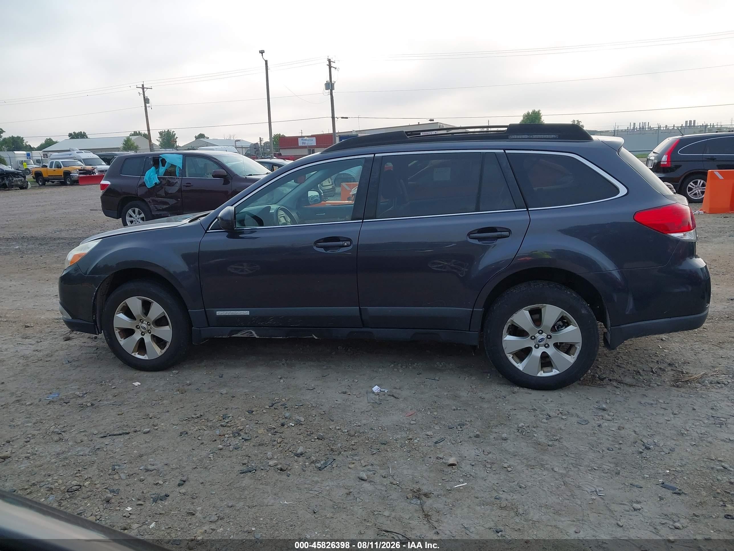 2012 Subaru Outback 2.5i Limited Gray vin: 4S4BRBKC5C3283589