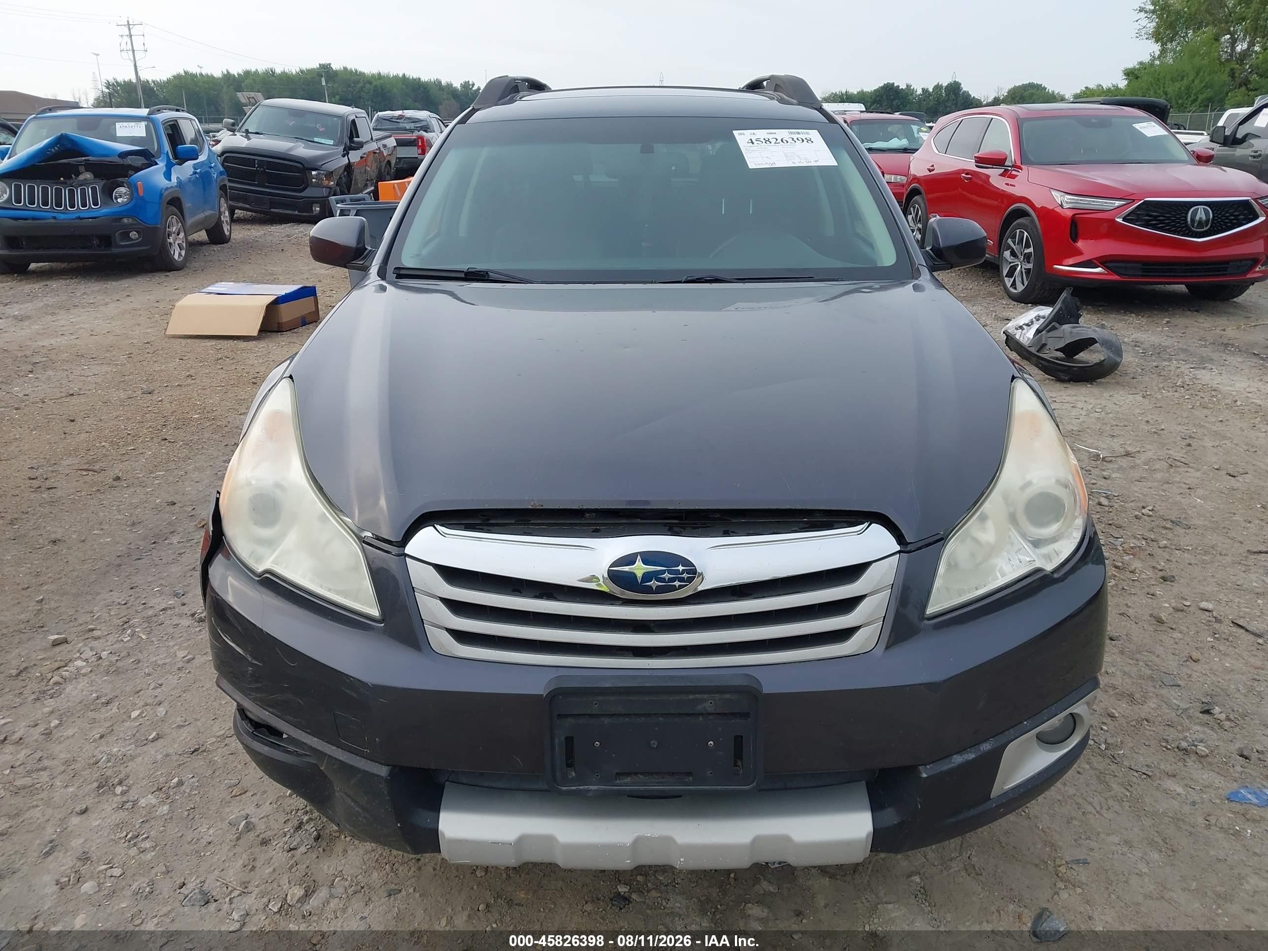 2012 Subaru Outback 2.5i Limited Gray vin: 4S4BRBKC5C3283589