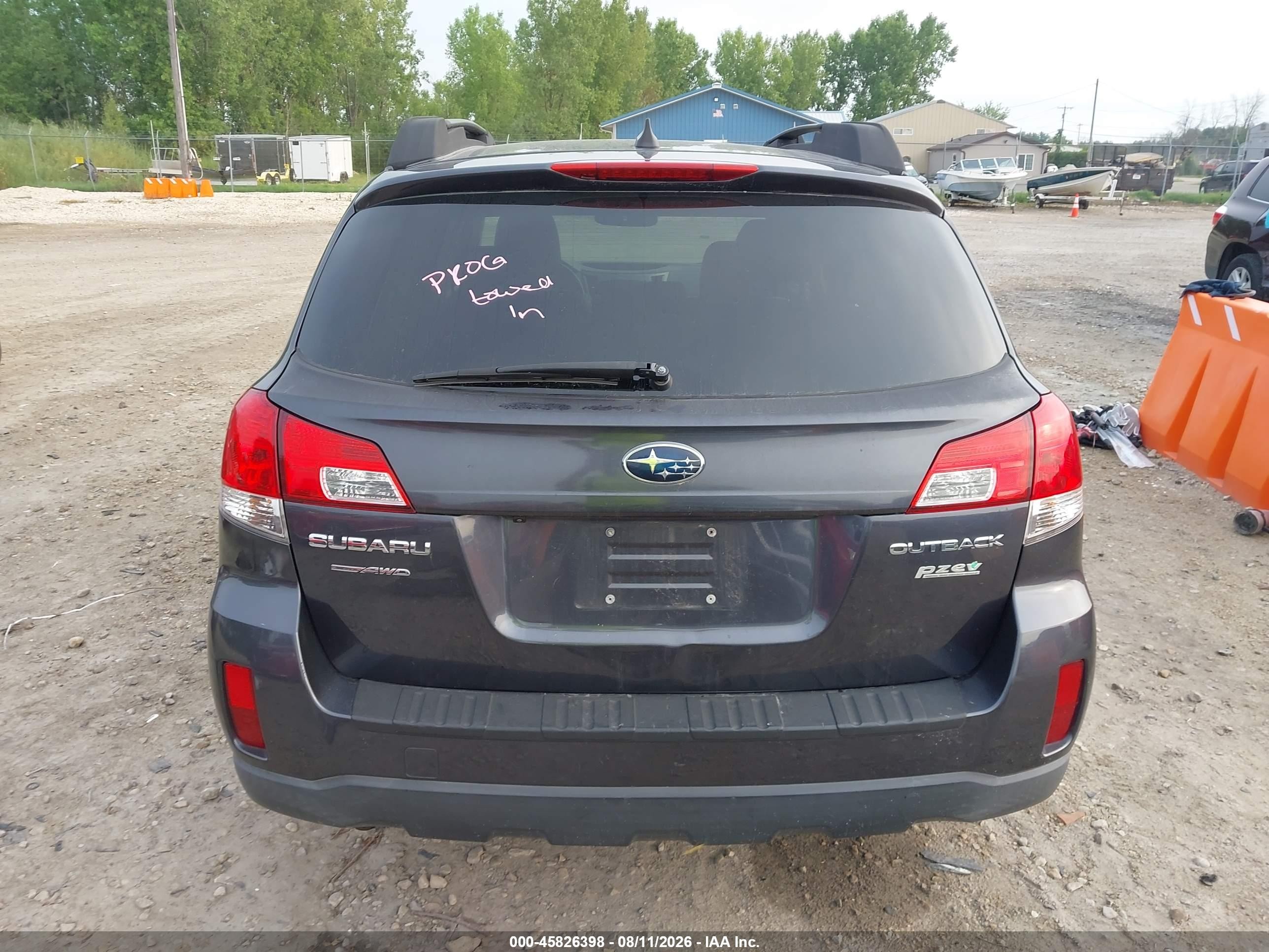 2012 Subaru Outback 2.5i Limited Gray vin: 4S4BRBKC5C3283589