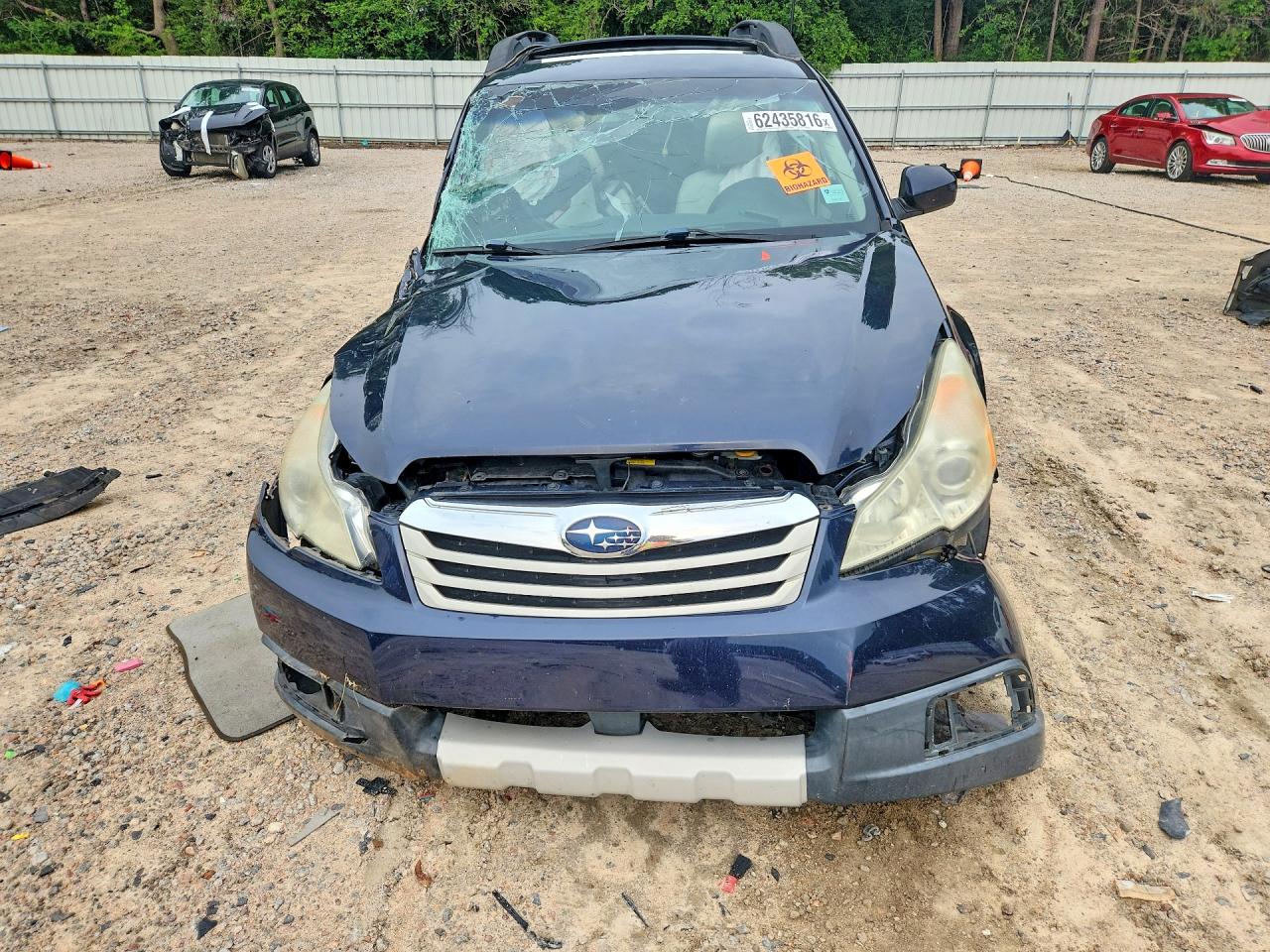 2012 Subaru Outback 2.5i Limited Blue vin: 4S4BRBKC5C3294110