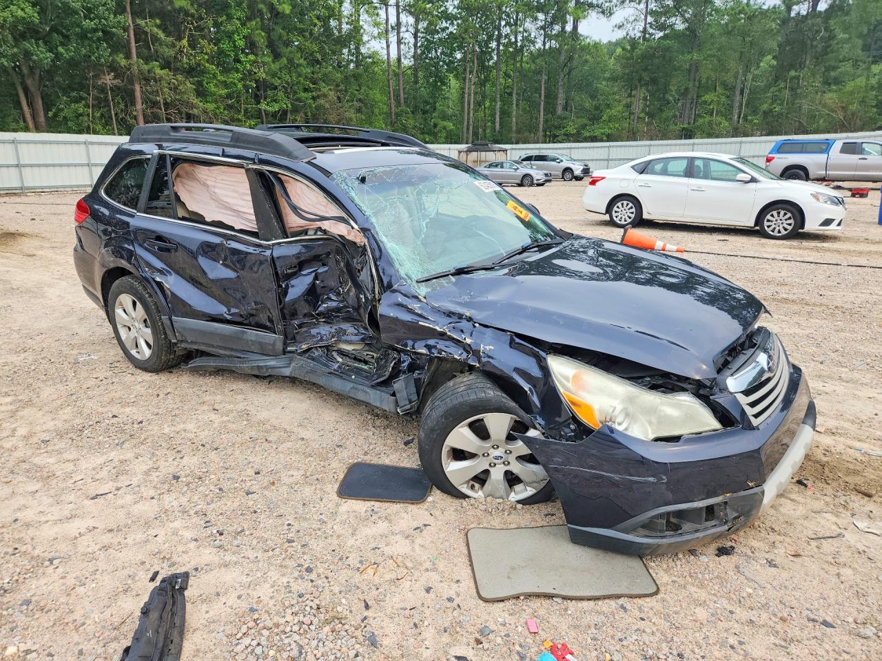 2012 Subaru Outback 2.5i Limited Blue vin: 4S4BRBKC5C3294110