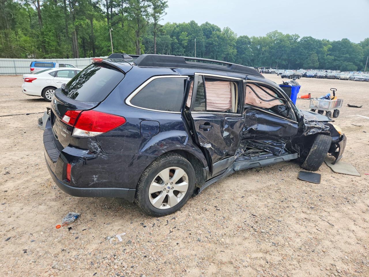 2012 Subaru Outback 2.5i Limited Blue vin: 4S4BRBKC5C3294110