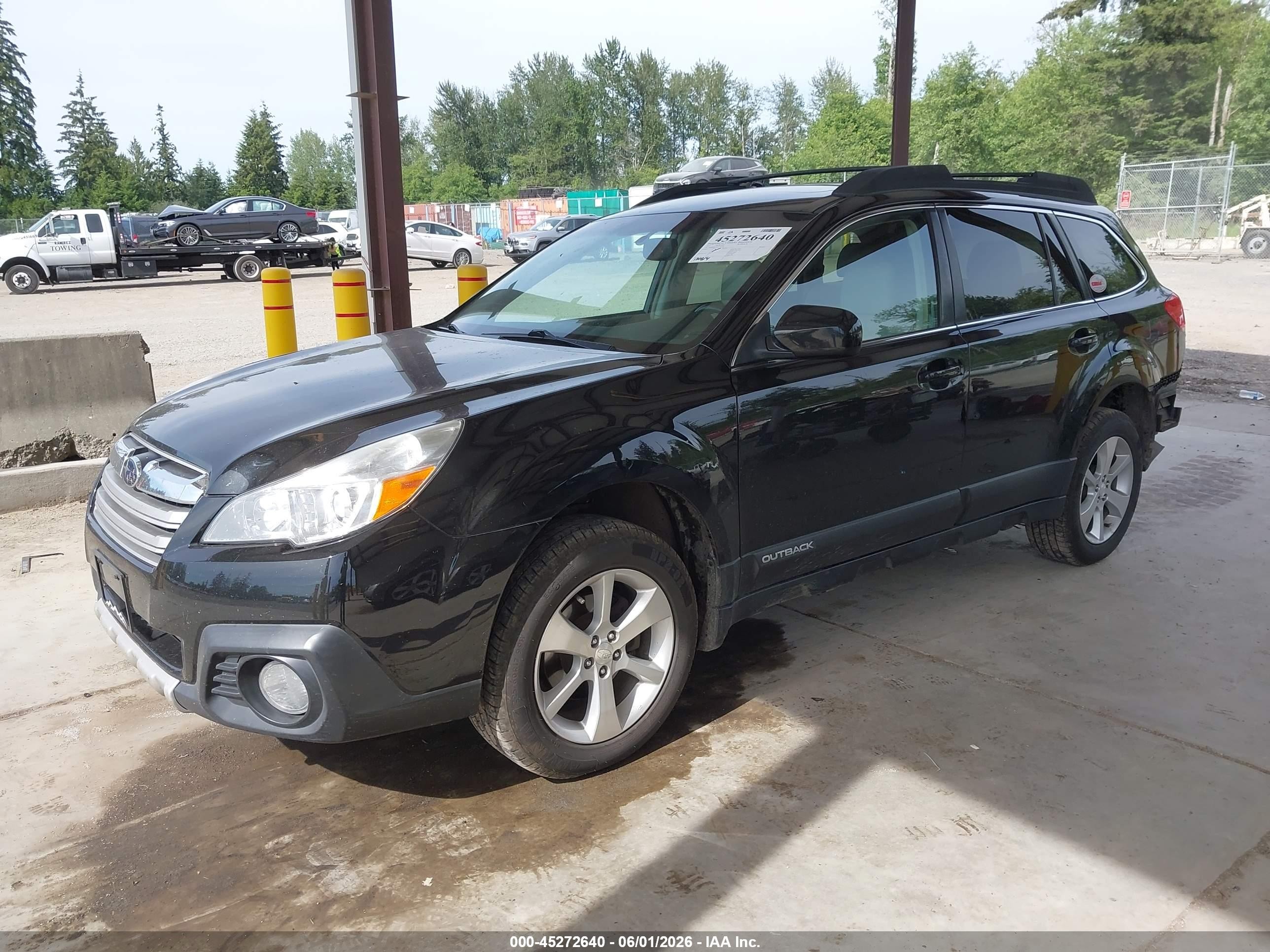 2013 Subaru Outback 2.5i Limited Black vin: 4S4BRBKC5D3229338