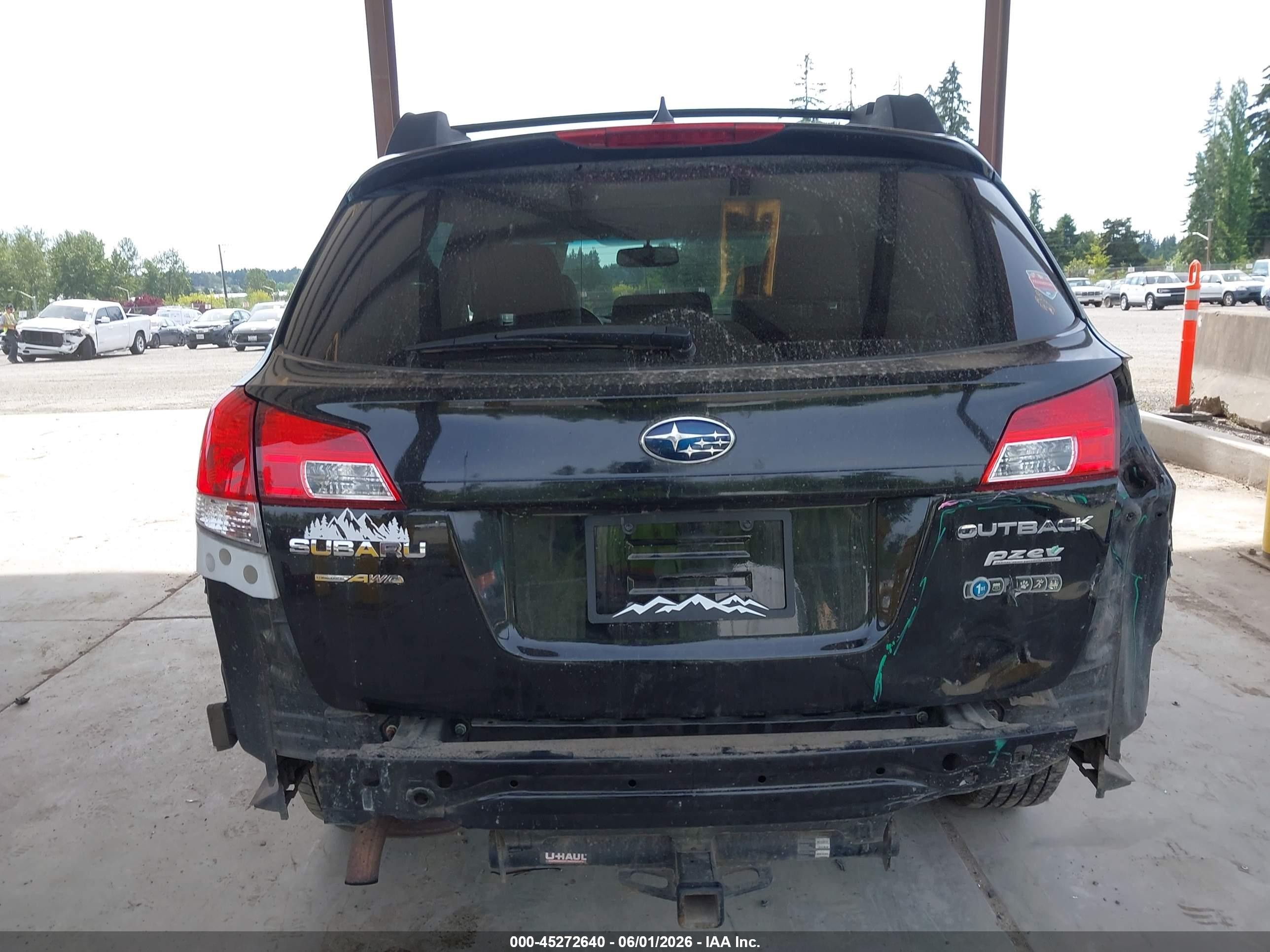 2013 Subaru Outback 2.5i Limited Black vin: 4S4BRBKC5D3229338
