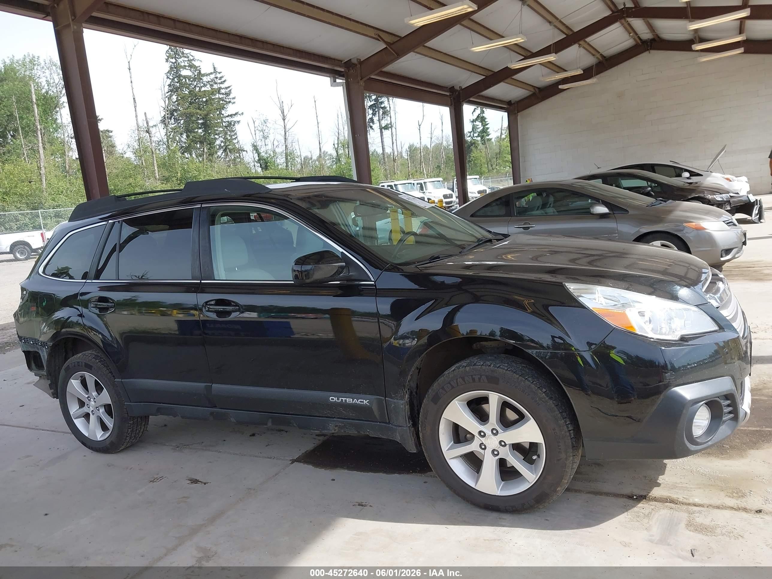 2013 Subaru Outback 2.5i Limited Black vin: 4S4BRBKC5D3229338