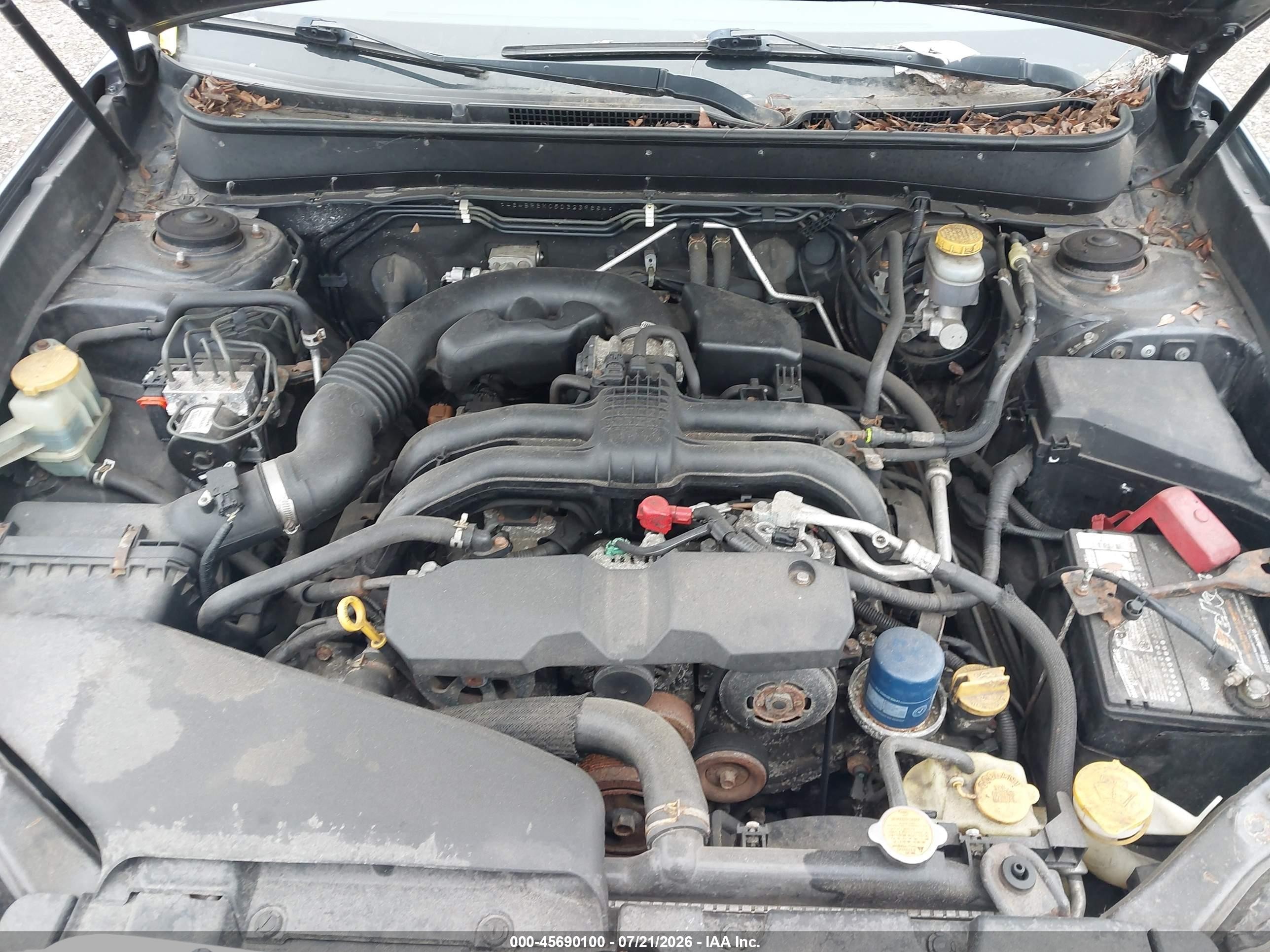 2013 Subaru Outback 2.5i Limited Черный vin: 4S4BRBKC5D3239884