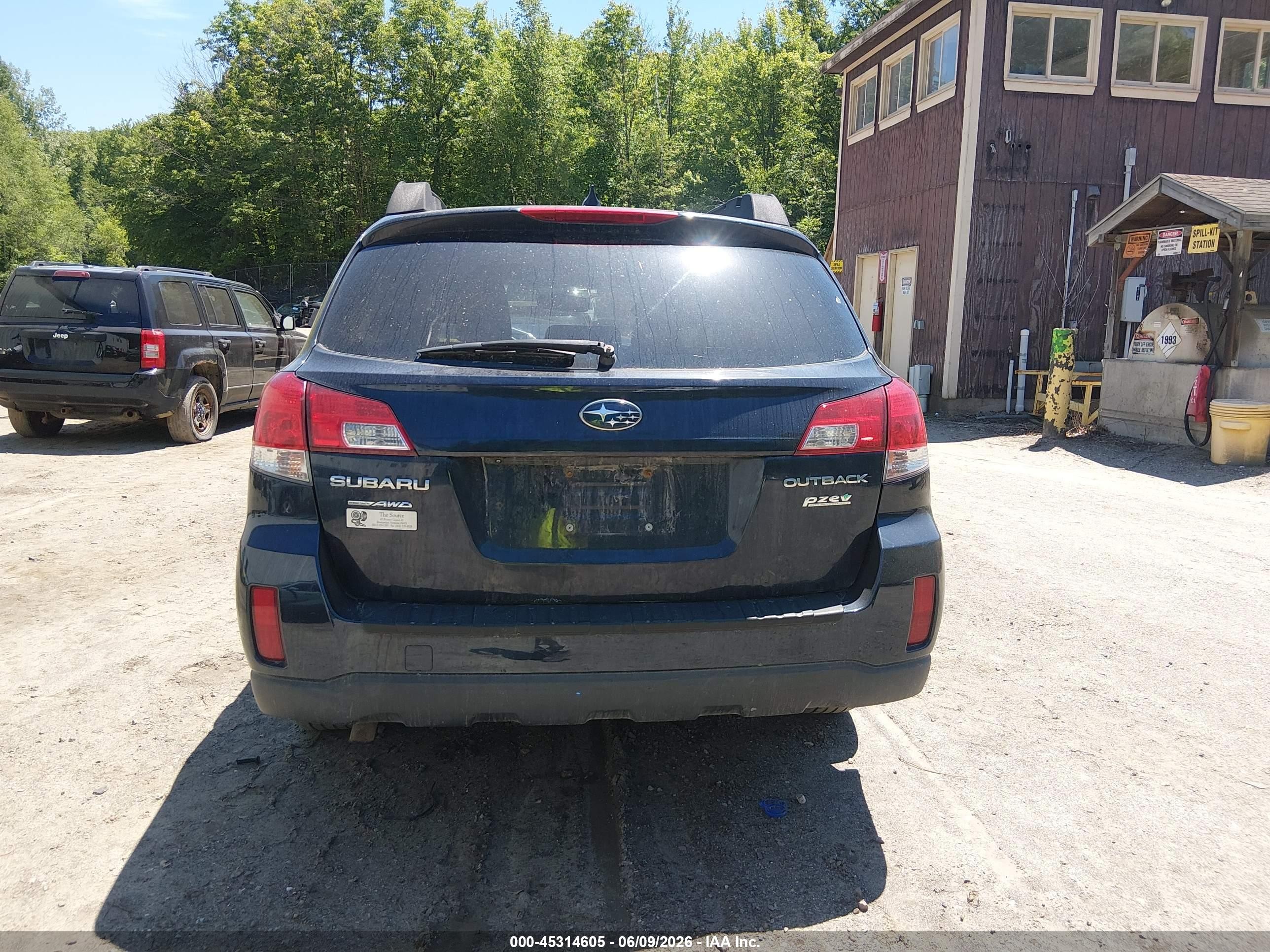 2013 Subaru Outback 2.5i Limited Dark Blue vin: 4S4BRBKC5D3318813