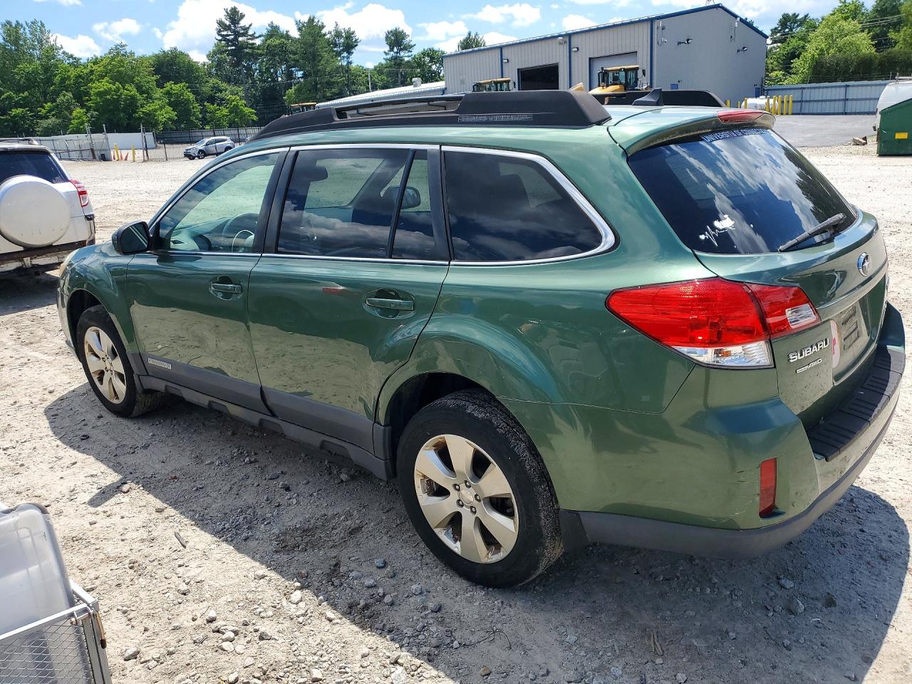 2011 Subaru Outback 2.5i Limited Green vin: 4S4BRBKC6B3347752