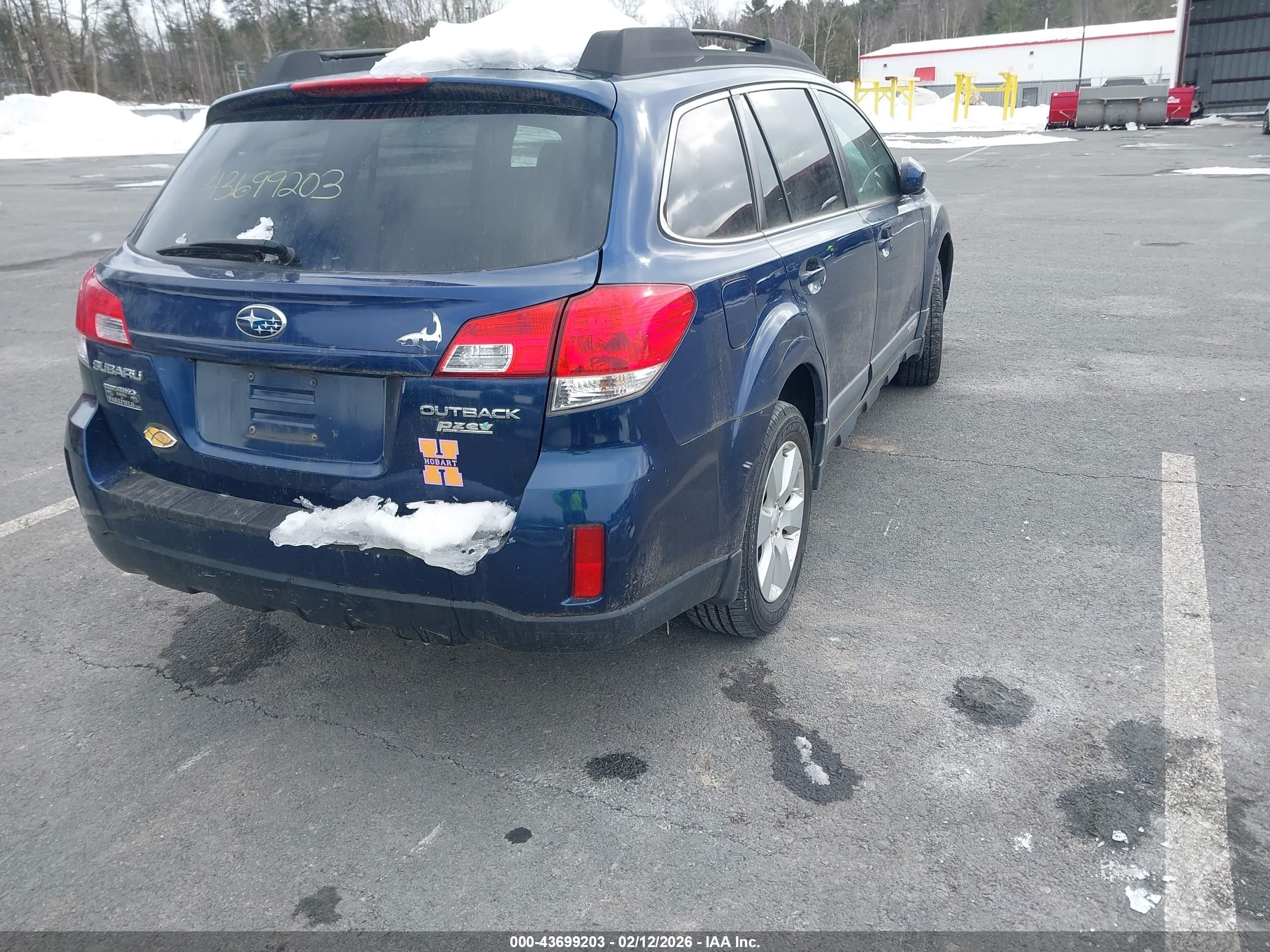 2011 Subaru Outback 2.5i Limited Синий vin: 4S4BRBKC6B3352854