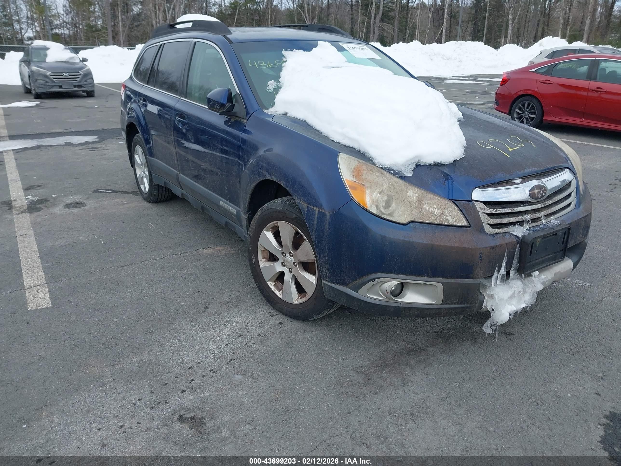 2011 Subaru Outback 2.5i Limited Синий vin: 4S4BRBKC6B3352854