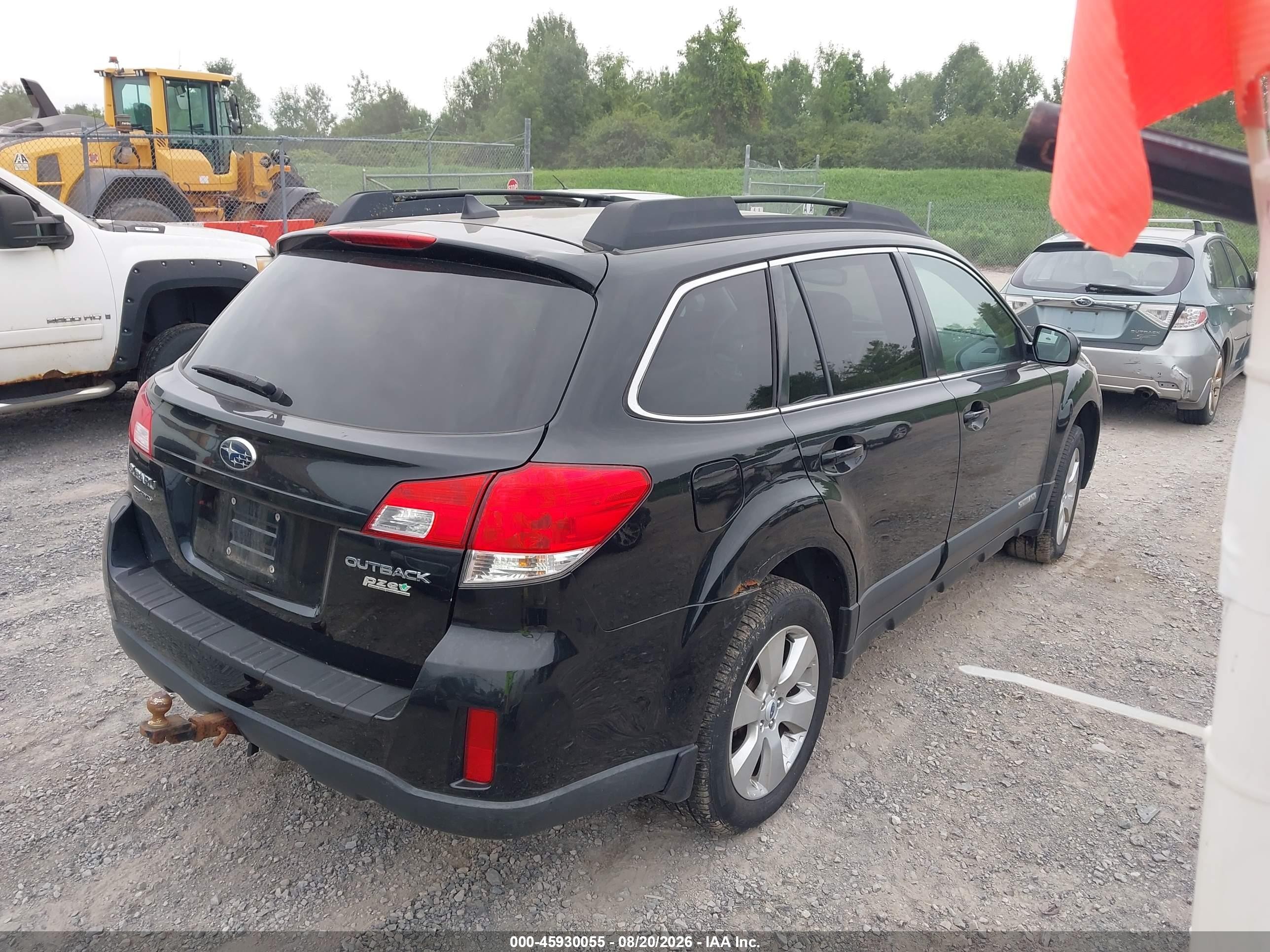 2012 Subaru Outback 2.5i Limited Black vin: 4S4BRBKC6C3228861
