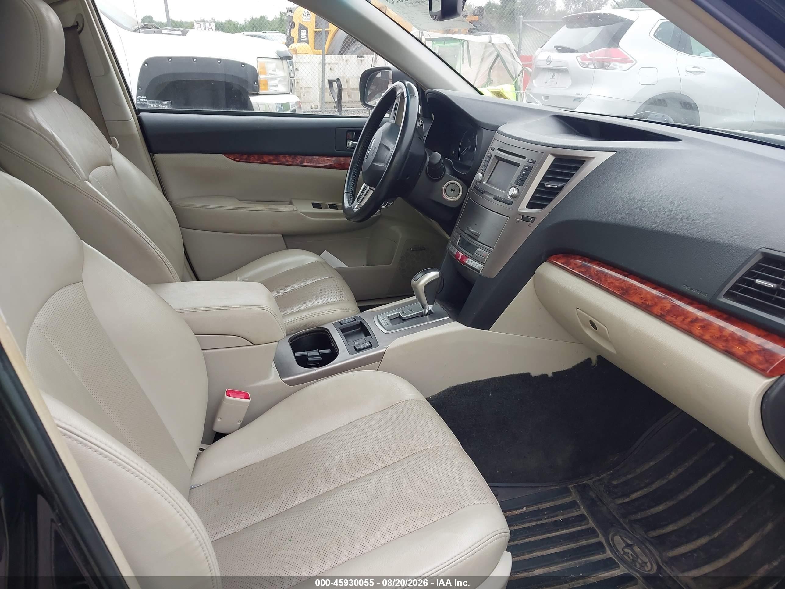 2012 Subaru Outback 2.5i Limited Black vin: 4S4BRBKC6C3228861