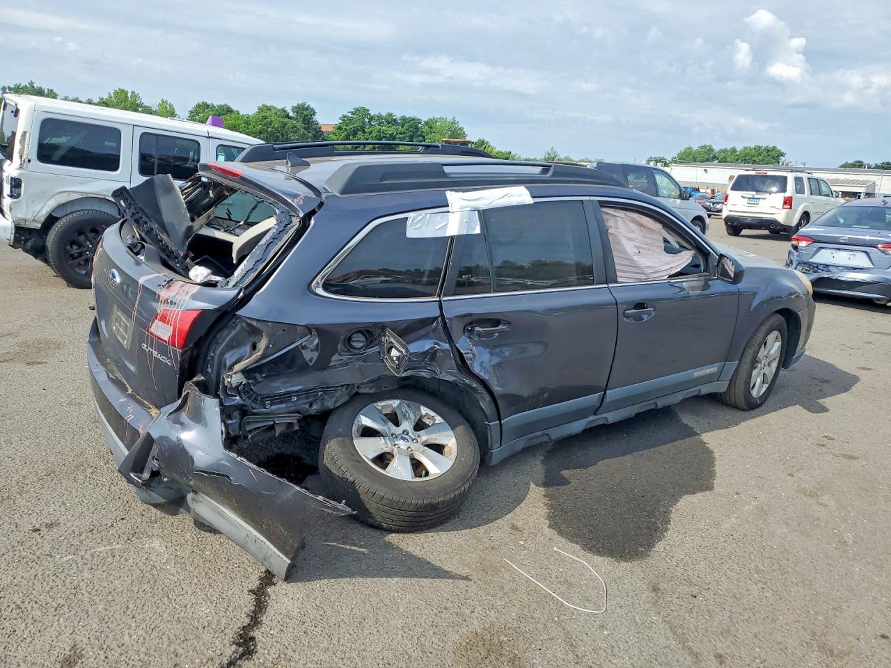 2012 Subaru Outback 2.5i Limited Blue vin: 4S4BRBKC6C3302800