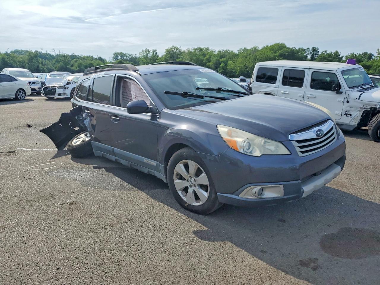 2012 Subaru Outback 2.5i Limited Blue vin: 4S4BRBKC6C3302800