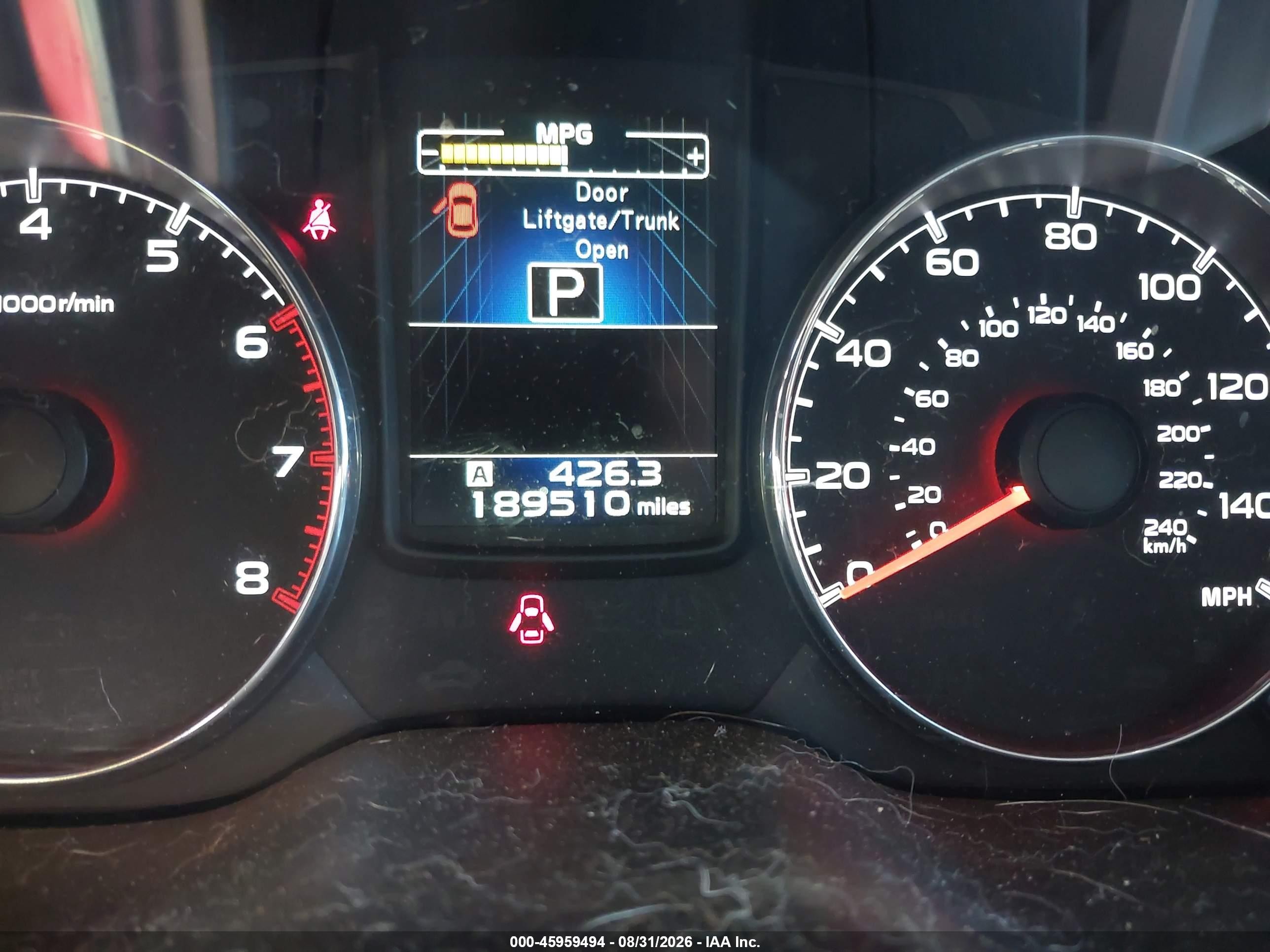 2013 Subaru Outback 2.5i Limited Red vin: 4S4BRBKC6D3225122