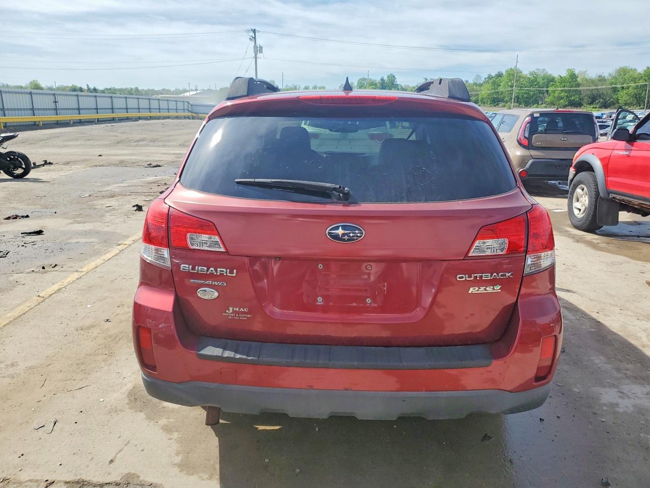 2013 Subaru Outback 2.5i Limited Maroon vin: 4S4BRBKC6D3266317