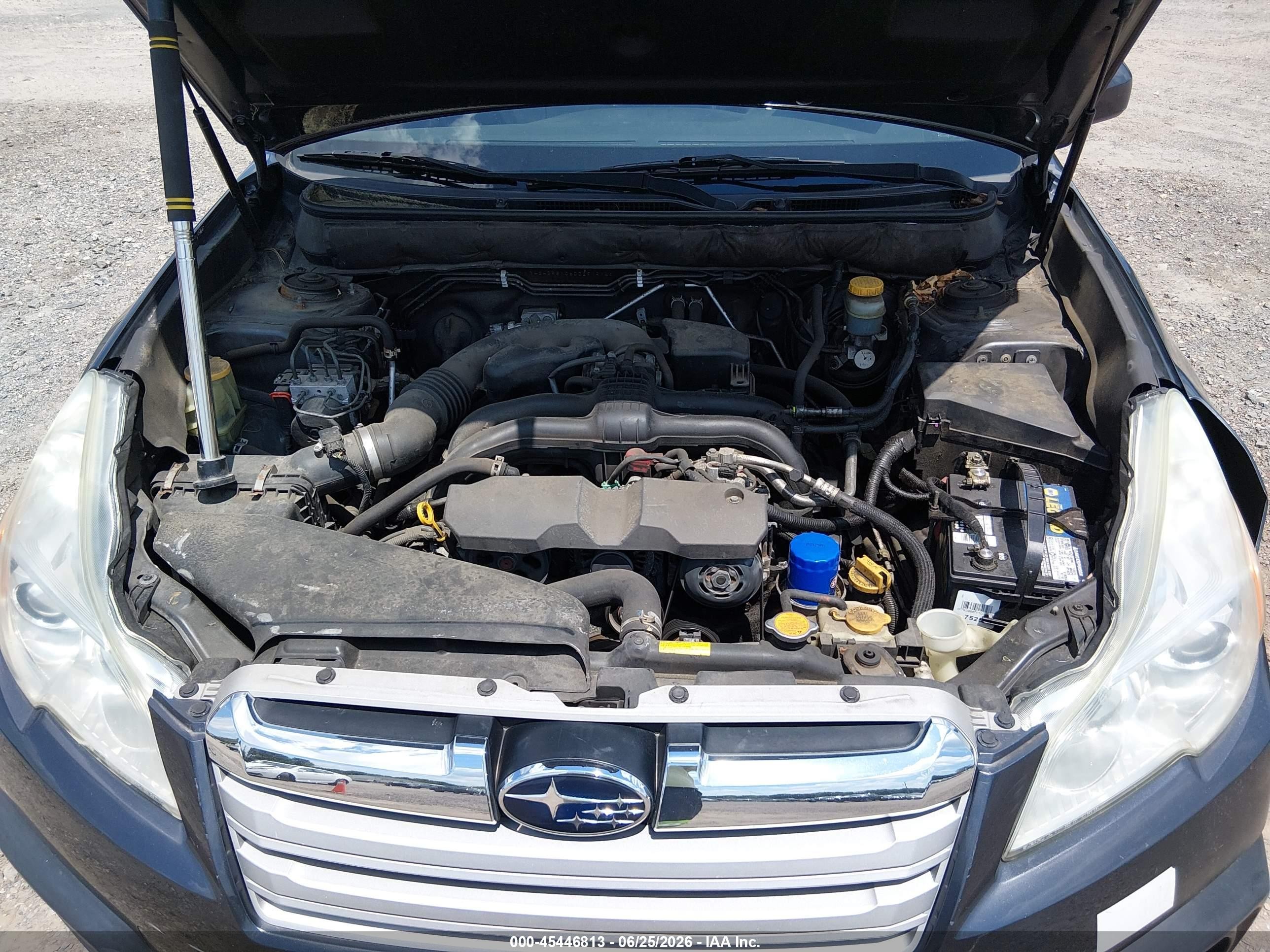 2013 Subaru Outback 2.5i Limited Gray vin: 4S4BRBKC6D3291914