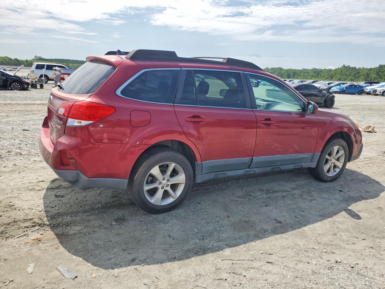 2013 Subaru Outback 2.5i Limited Бордовый vin: 4S4BRBKC6D3309537