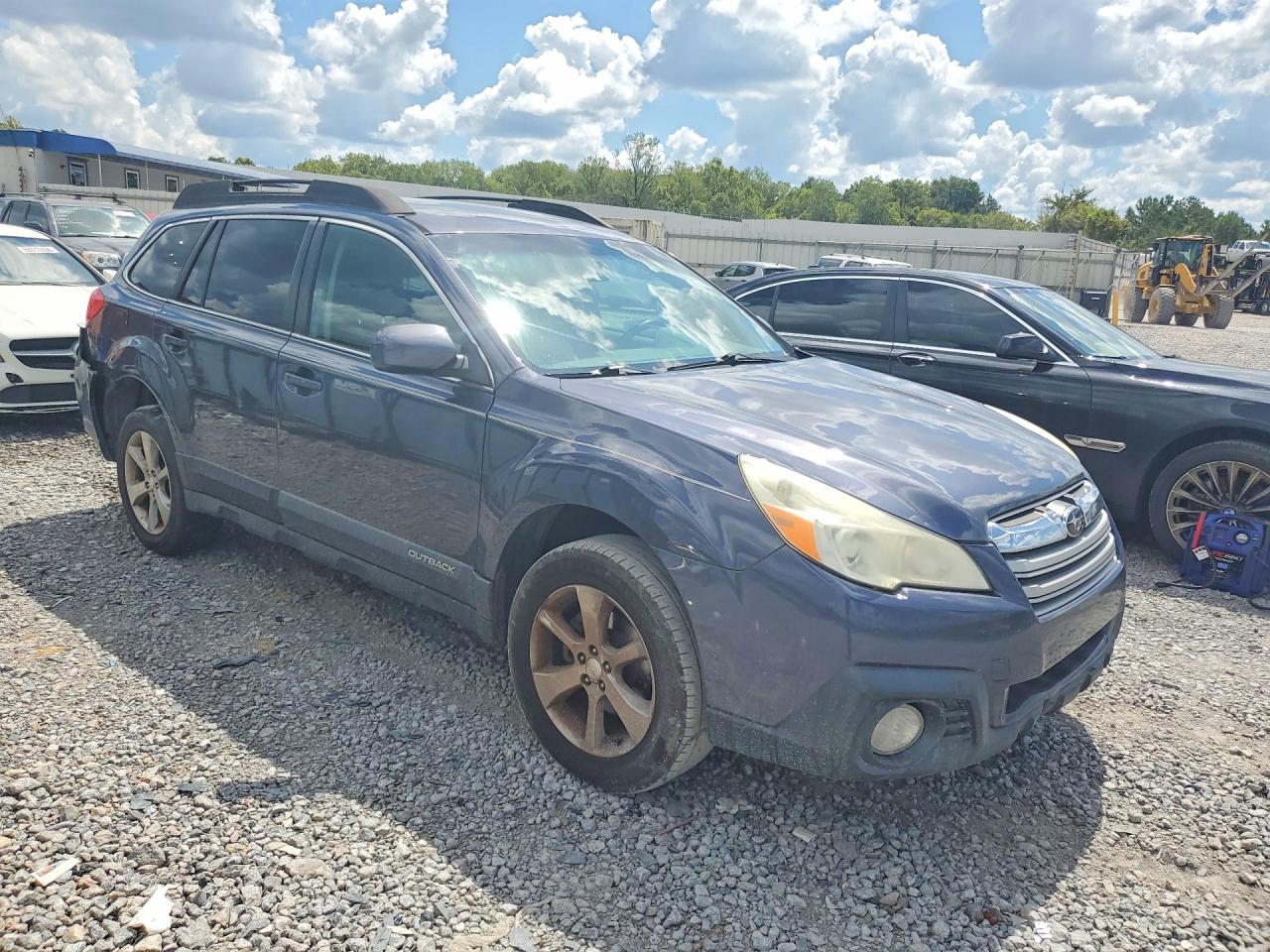2014 Subaru Outback 2.5i Limited Blue vin: 4S4BRBKC6E3240558
