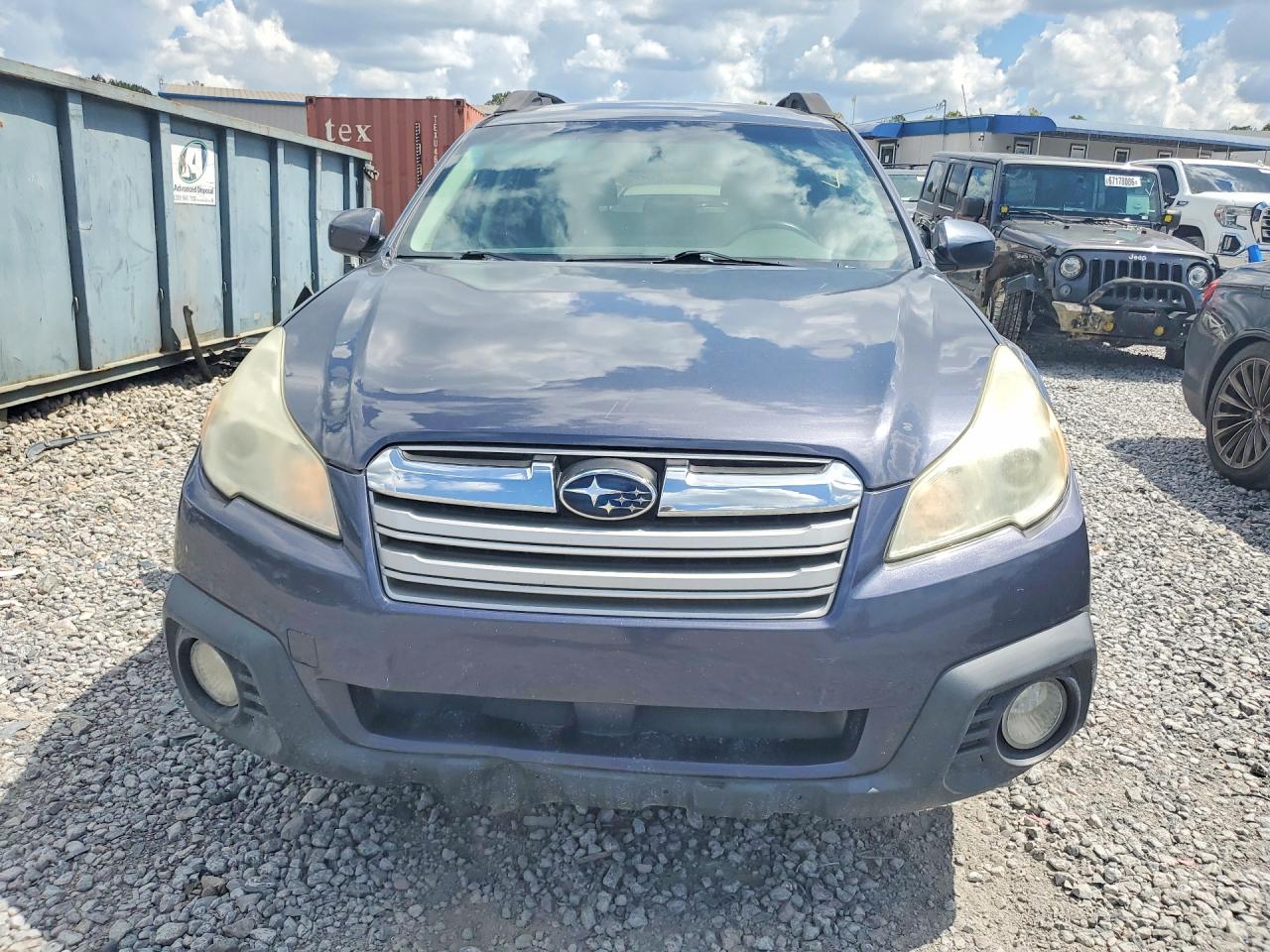 2014 Subaru Outback 2.5i Limited Blue vin: 4S4BRBKC6E3240558