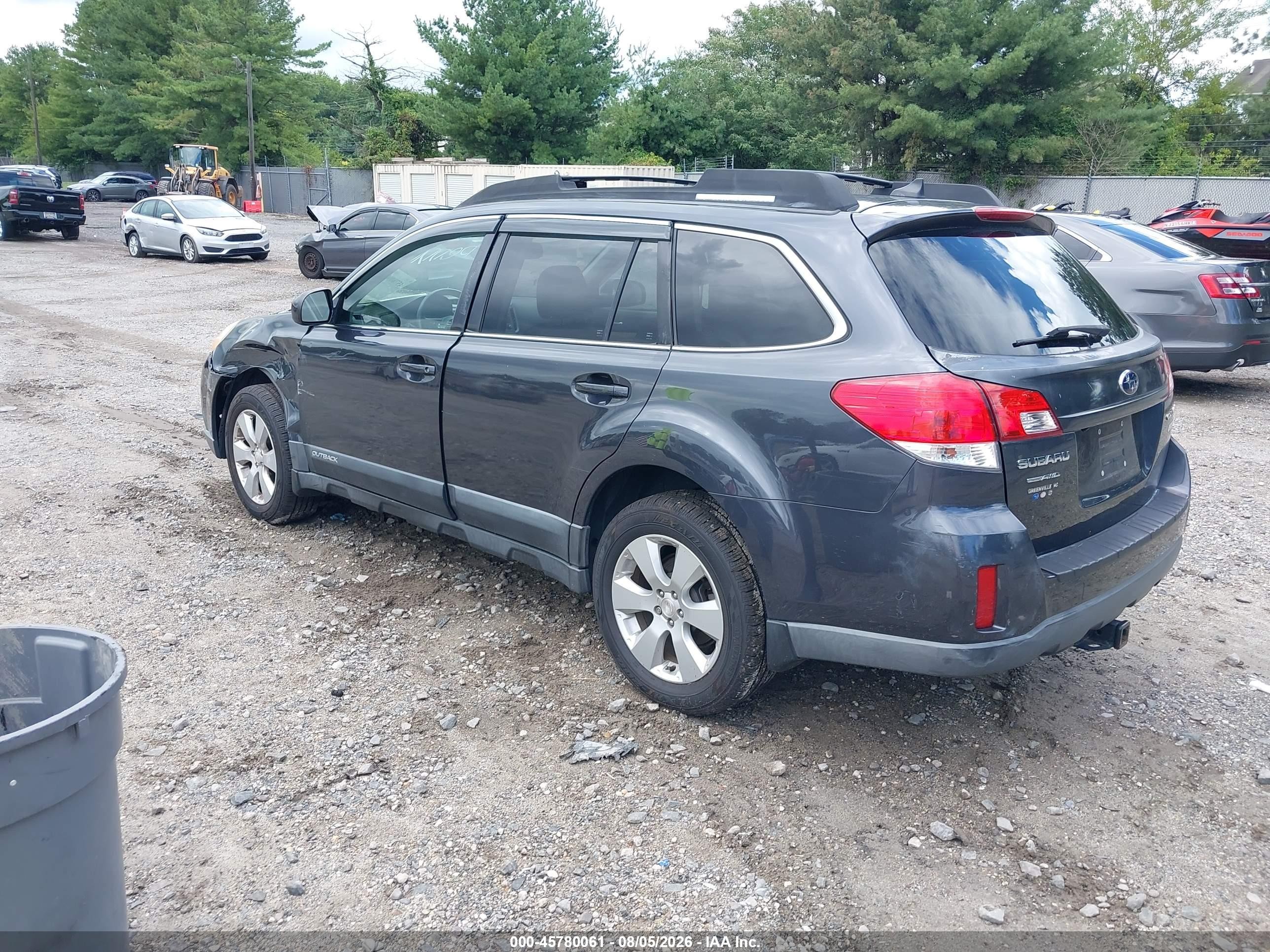 2011 Subaru Outback 2.5i Limited Серый vin: 4S4BRBKC7B3417078
