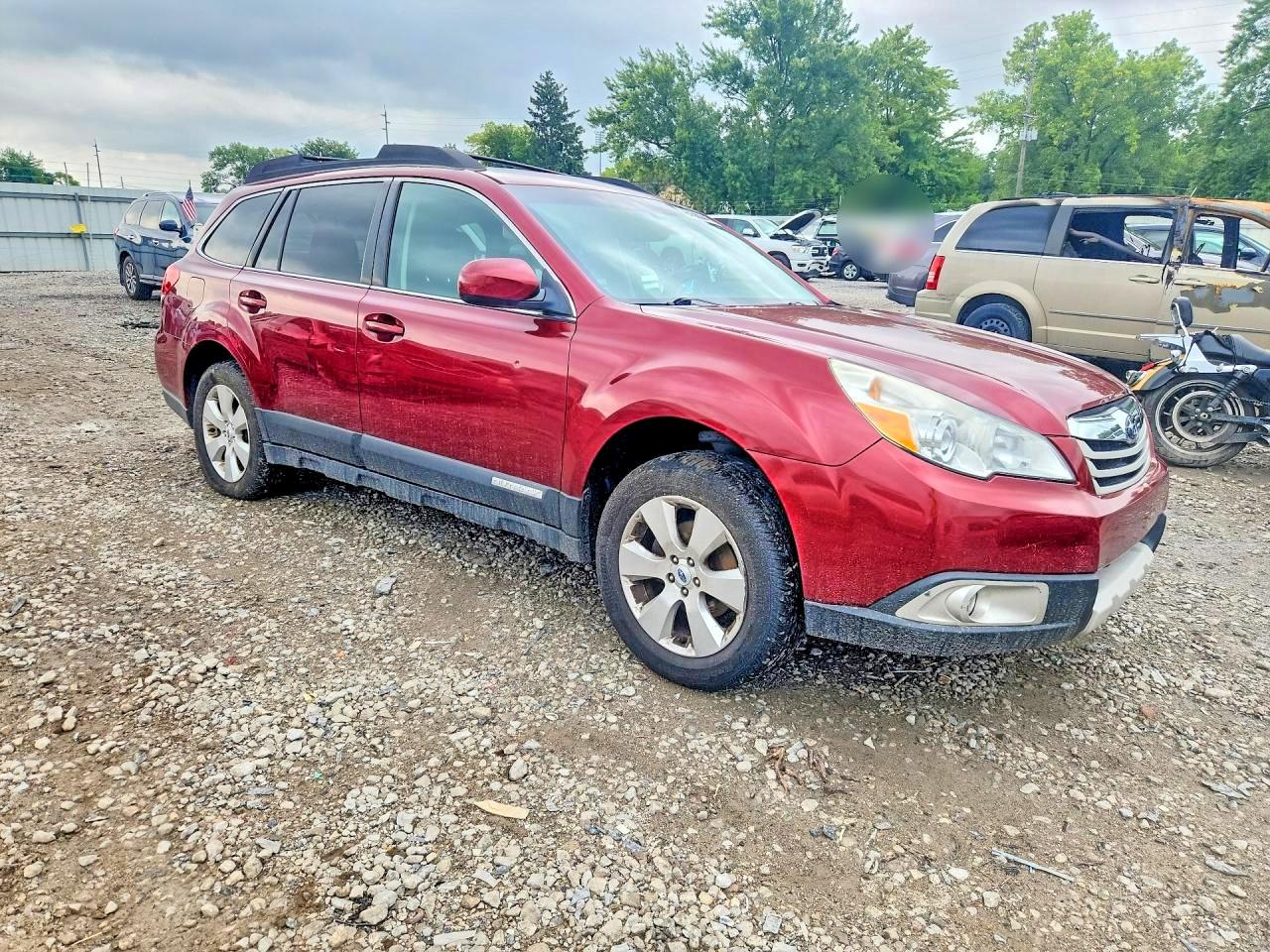 2012 Subaru Outback 2.5i Limited Burgundy vin: 4S4BRBKC7C3236306