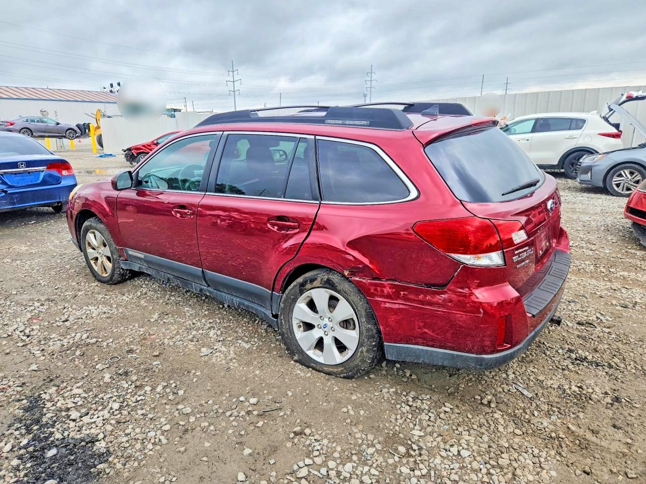 2012 Subaru Outback 2.5i Limited Burgundy vin: 4S4BRBKC7C3236306