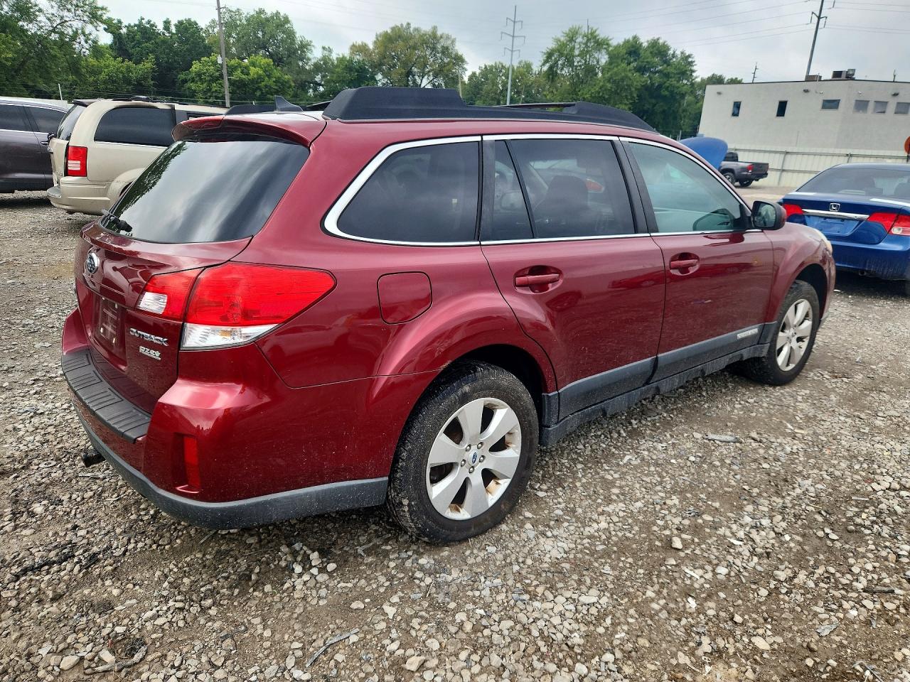 2012 Subaru Outback 2.5i Limited Burgundy vin: 4S4BRBKC7C3236306