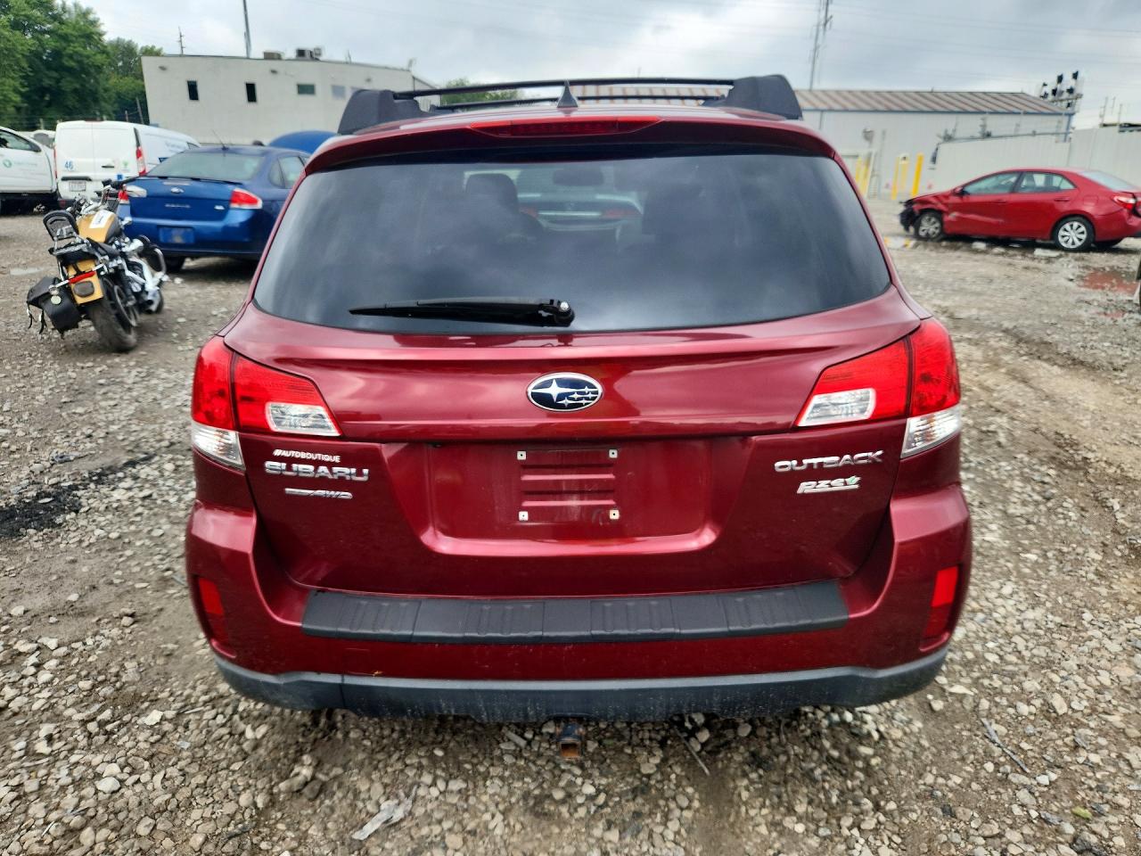 2012 Subaru Outback 2.5i Limited Burgundy vin: 4S4BRBKC7C3236306