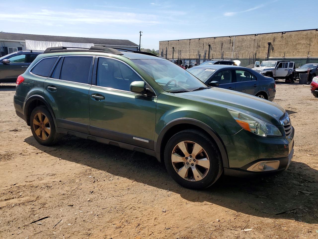 2012 Subaru Outback 2.5i Limited Green vin: 4S4BRBKC7C3281276