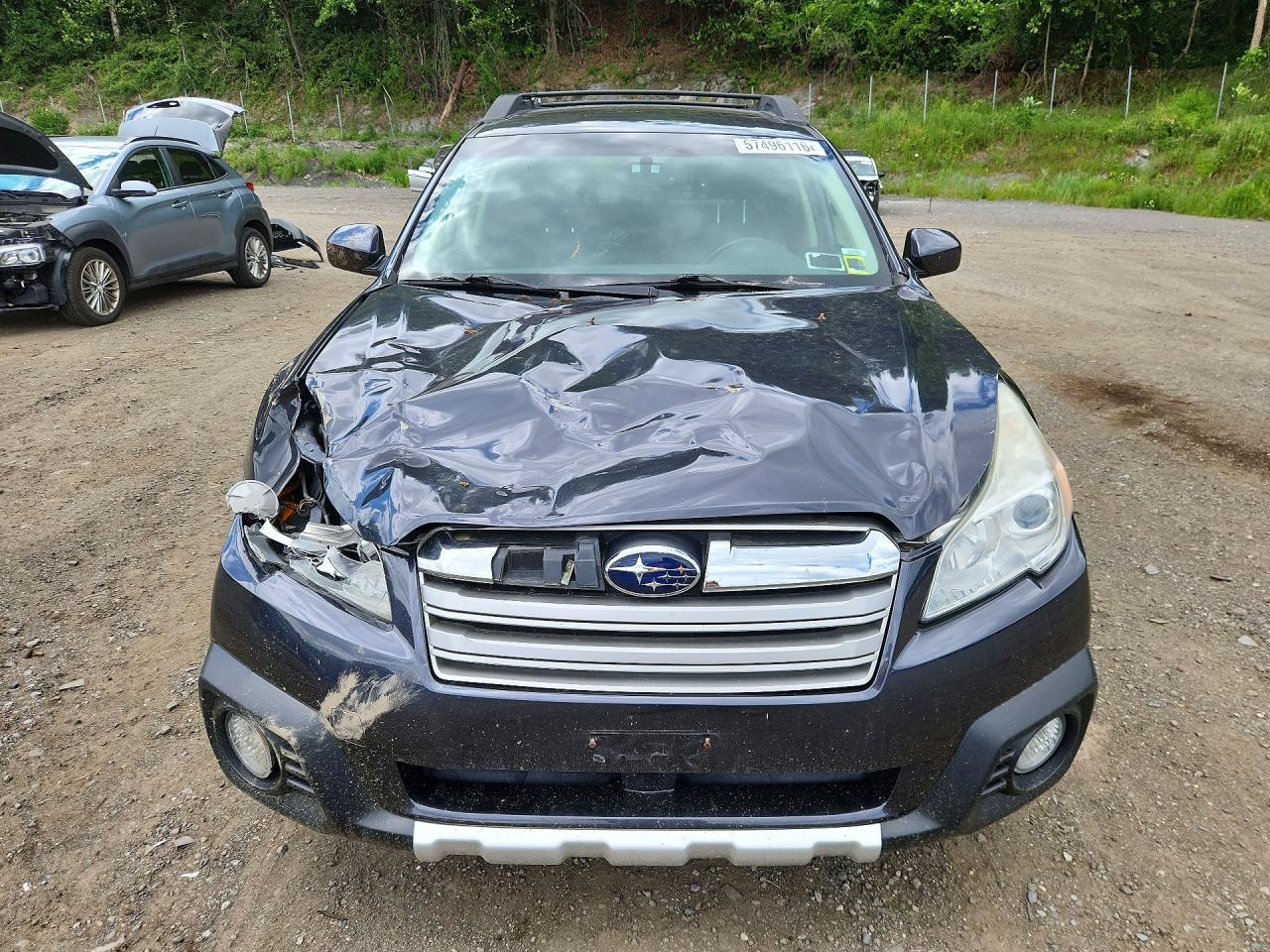 2013 Subaru Outback 2.5i Limited Black vin: 4S4BRBKC7D3214811