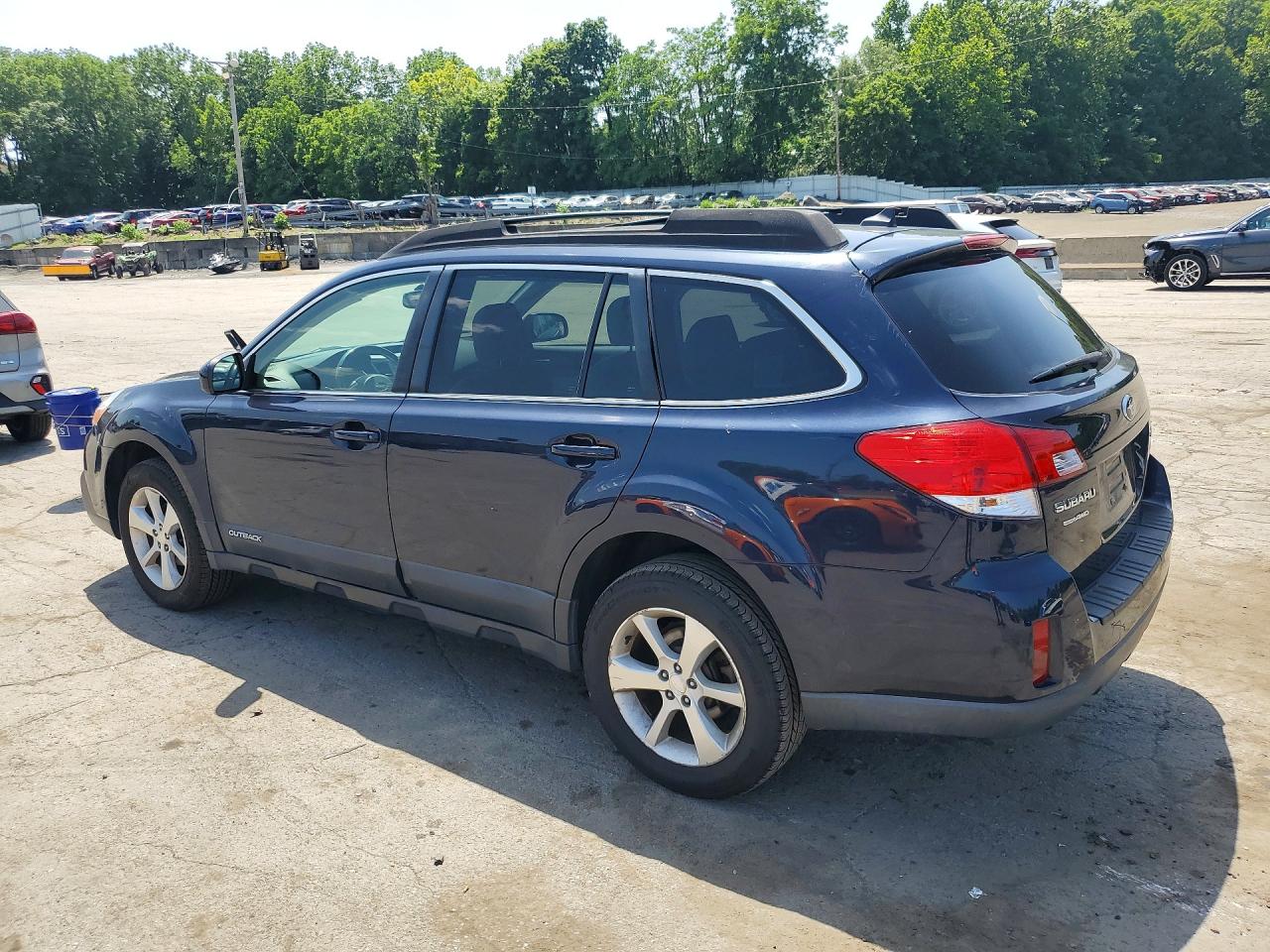 2013 Subaru Outback 2.5i Limited Blue vin: 4S4BRBKC7D3244830
