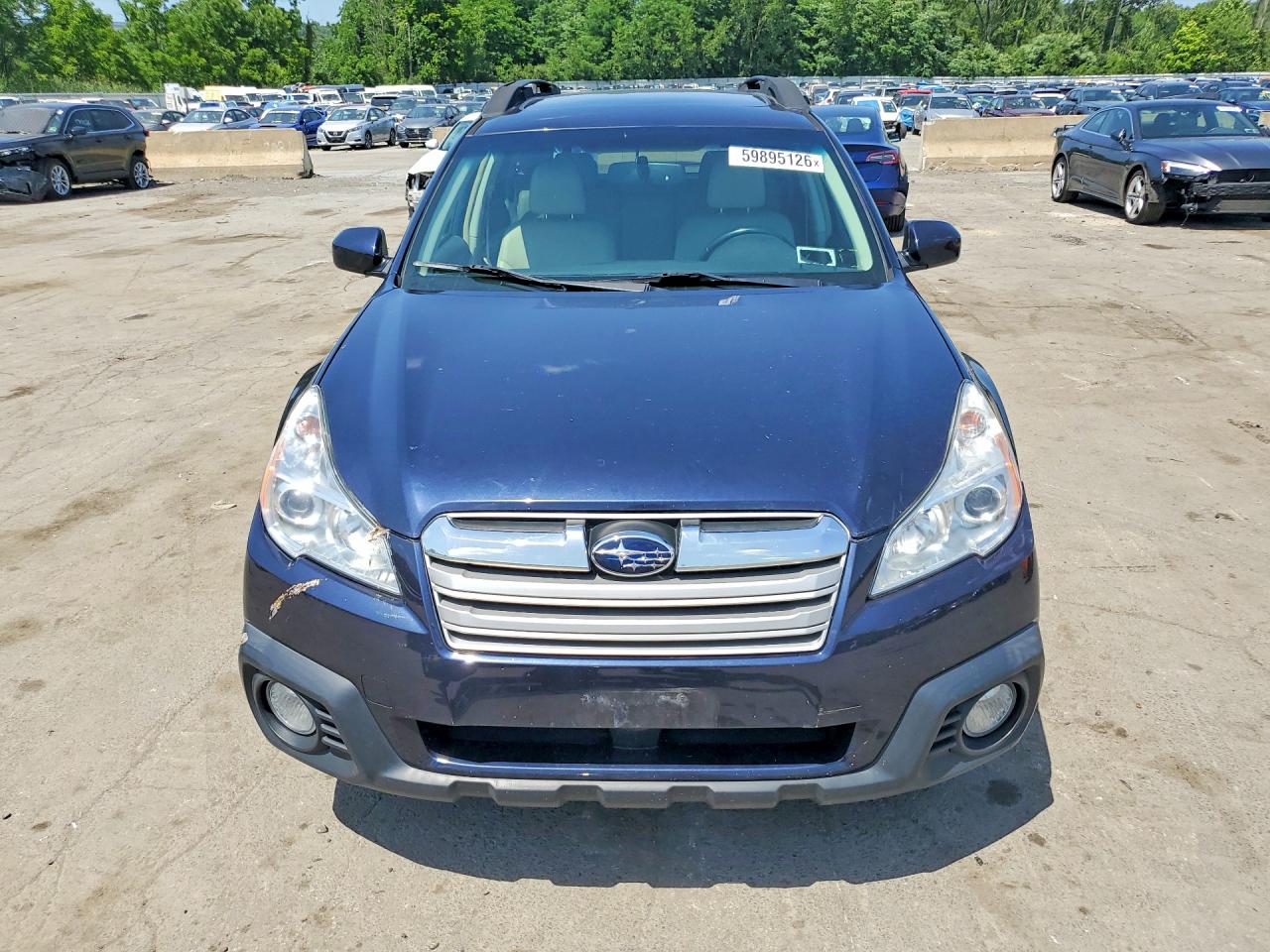 2013 Subaru Outback 2.5i Limited Blue vin: 4S4BRBKC7D3244830