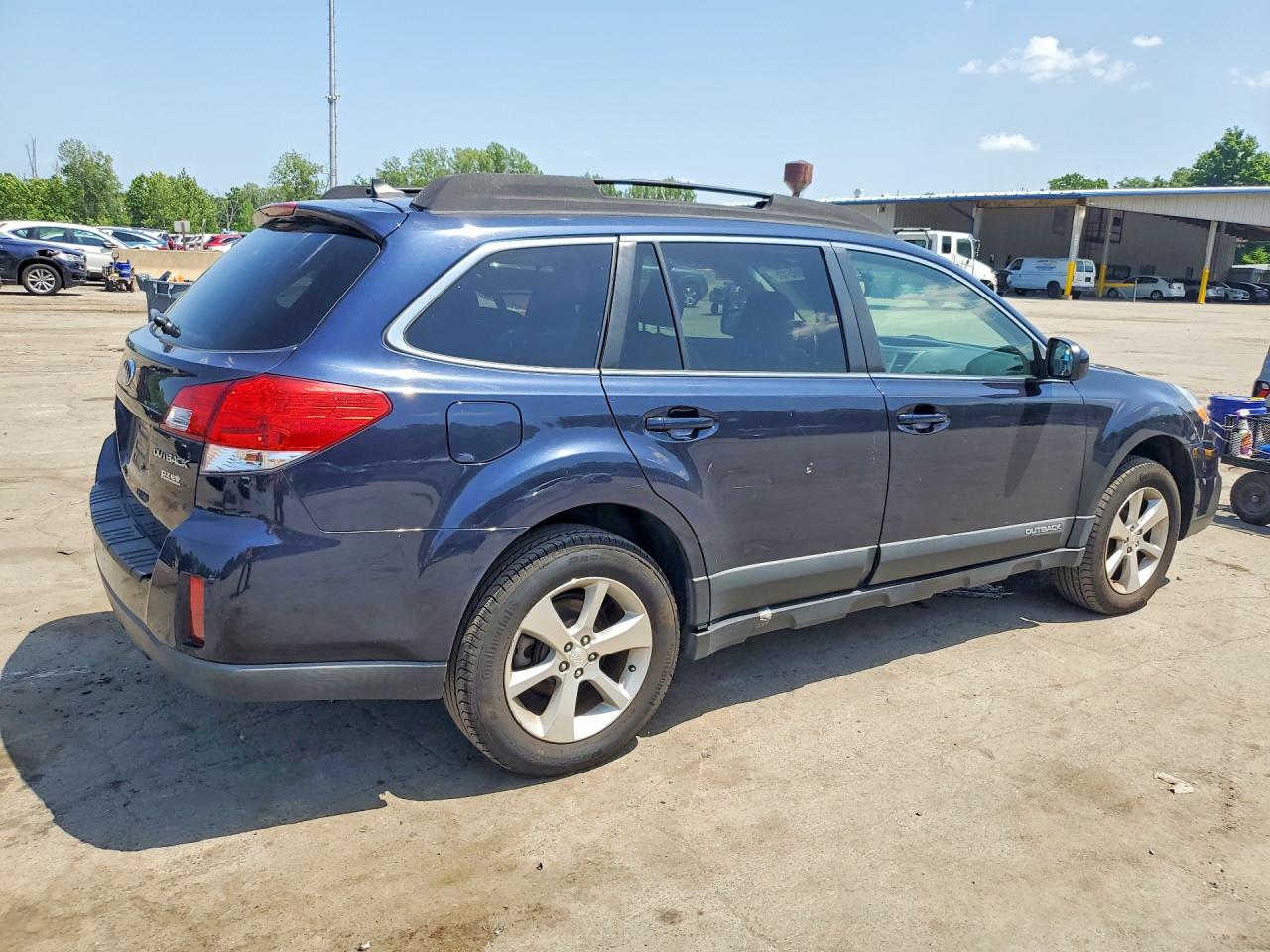 2013 Subaru Outback 2.5i Limited Blue vin: 4S4BRBKC7D3244830